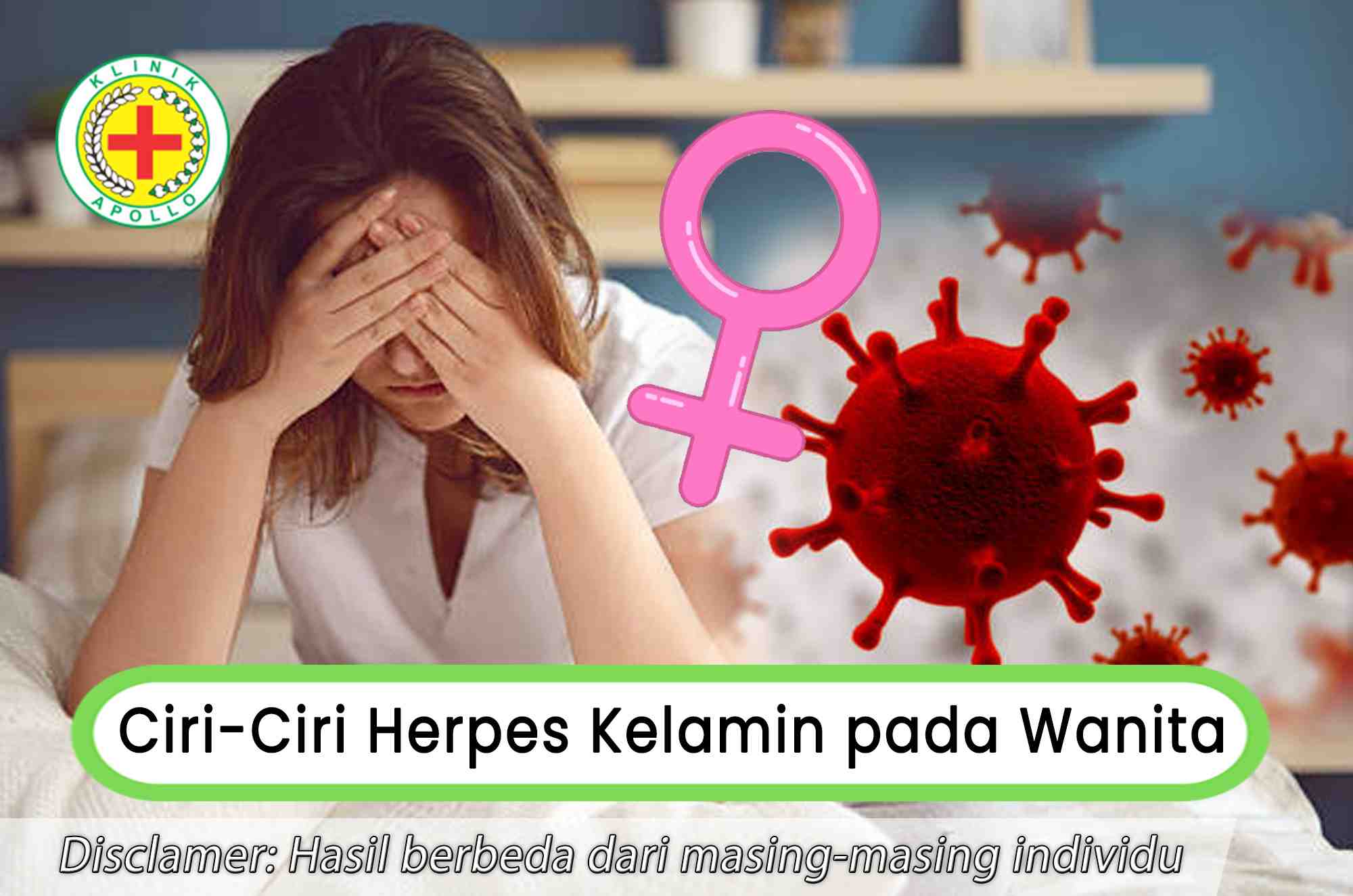 Sebabkan Ketidaknyamanan, Inilah Ciri-Ciri Herpes Kelamin pada Wanita