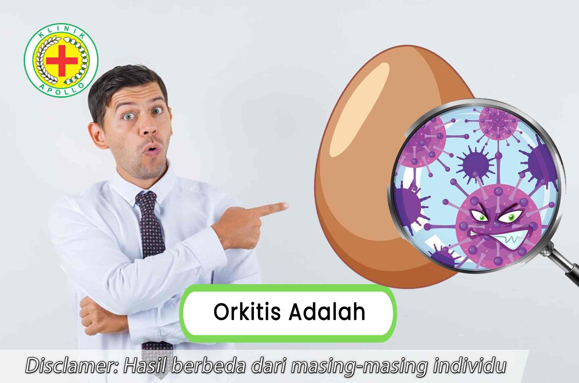 Orkitis adalah salah satu peradangan testis pada pria dan membutuhkan penanganan.