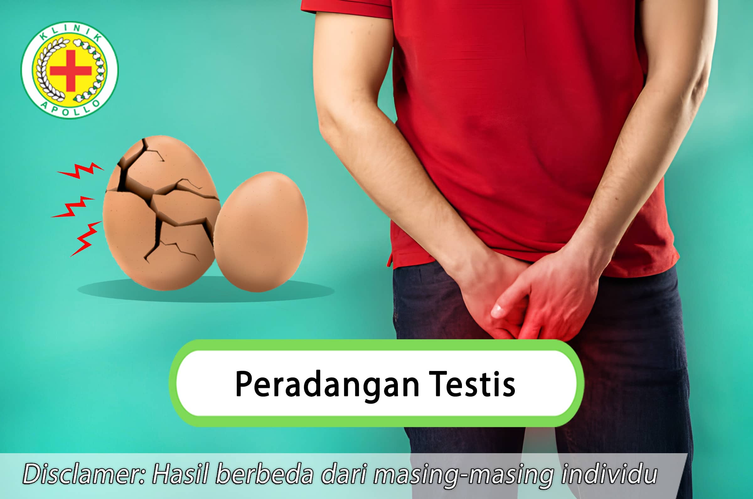 Mengalami kondisi peradangan testis bisa disembuhkan di Klinik Apollo Jakarta.