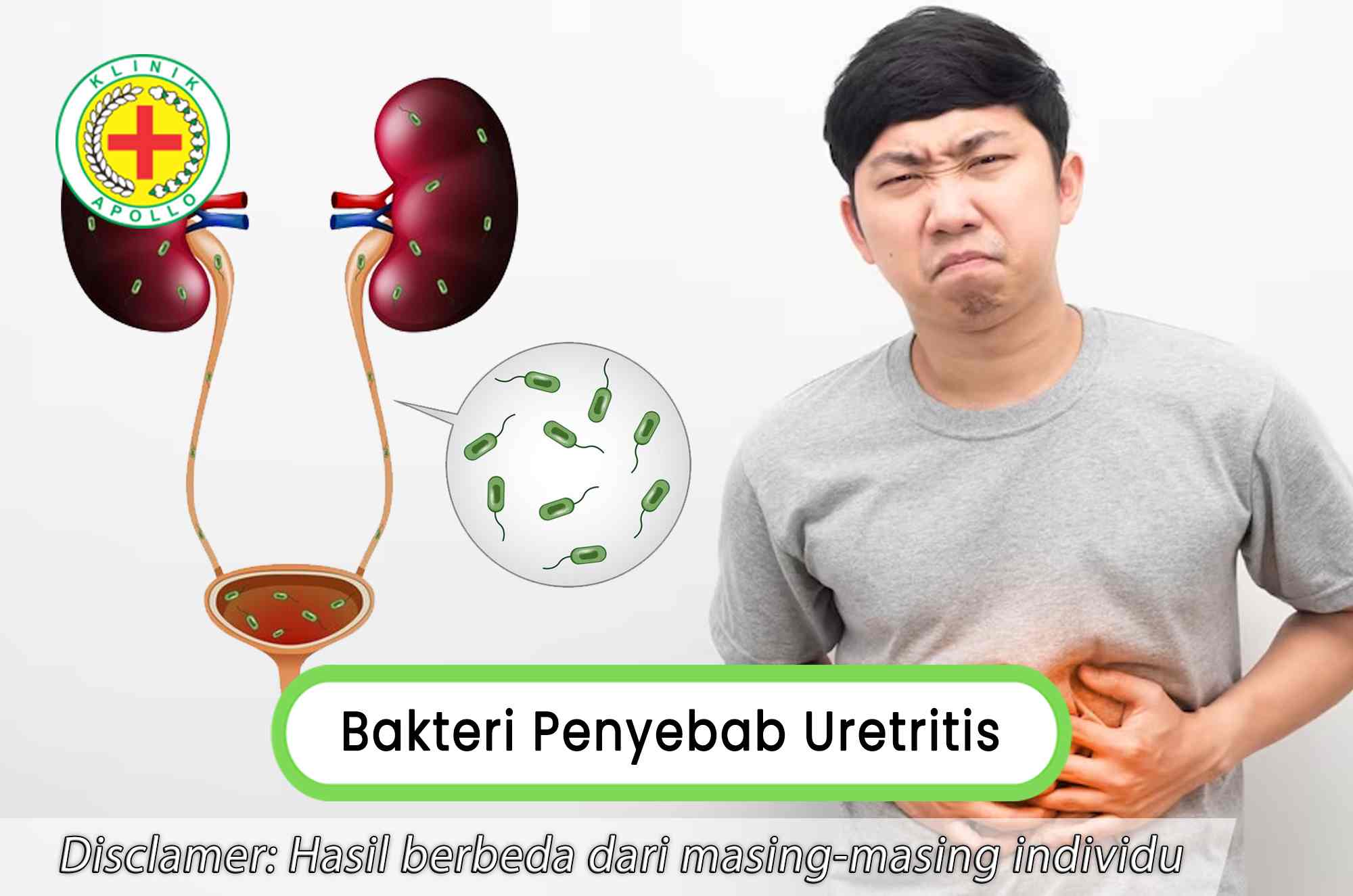Mengenali bakteri penyebab uretritis adalah dengan cara melakukan pemeriksaan medis di Klinik Apollo Jakarta.