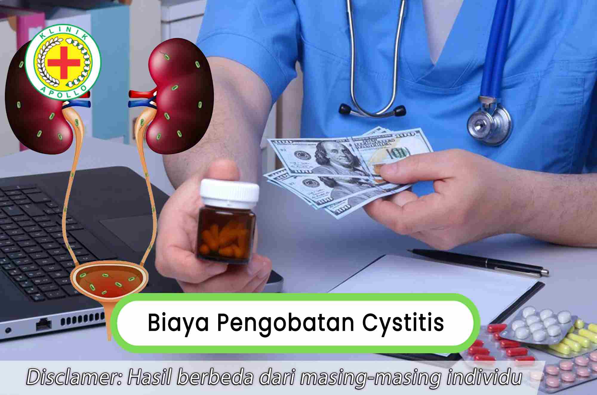 Dapatkan biaya pengobatan cystitis yang terjangkau hanya di Klinik Apollo Jakarta.