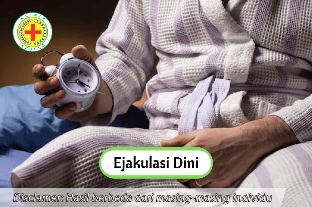 Pria mengalami ejakulasi dini jangan khawatir, hubungi dokter di Klinik Apollo segera.