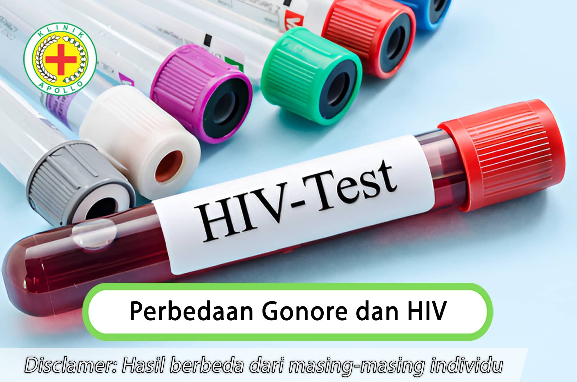 Untuk mengetahui perbedaan gonore dan HIV dengan melakukan pemeriksaan dan tes di Klinik Apollo.