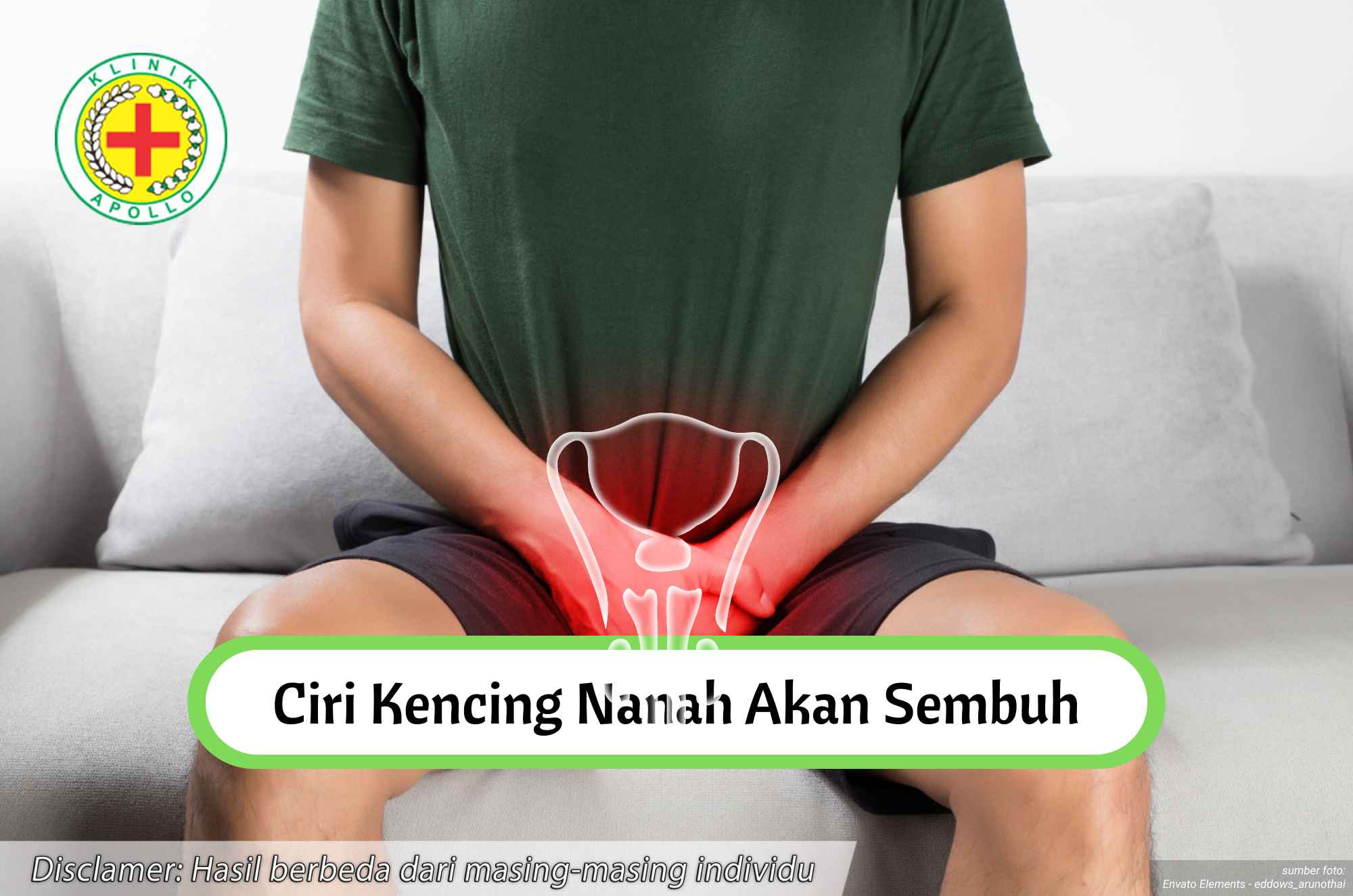 Ilustrasi Pria dengan Kencing Nanah akan Sembuh.