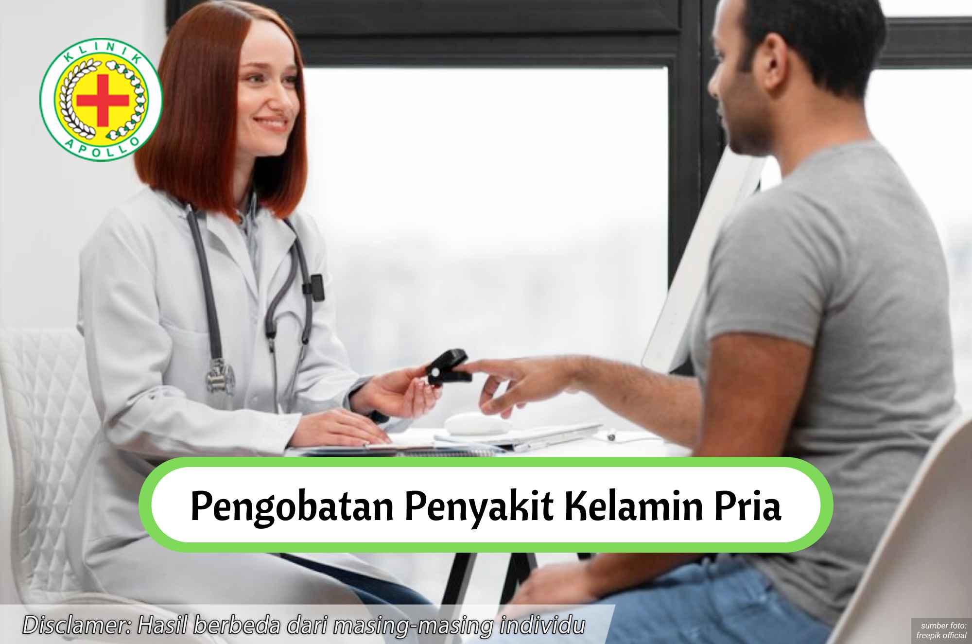 Ilustrasi Pengobatan Penyakit Kelamin Pria.