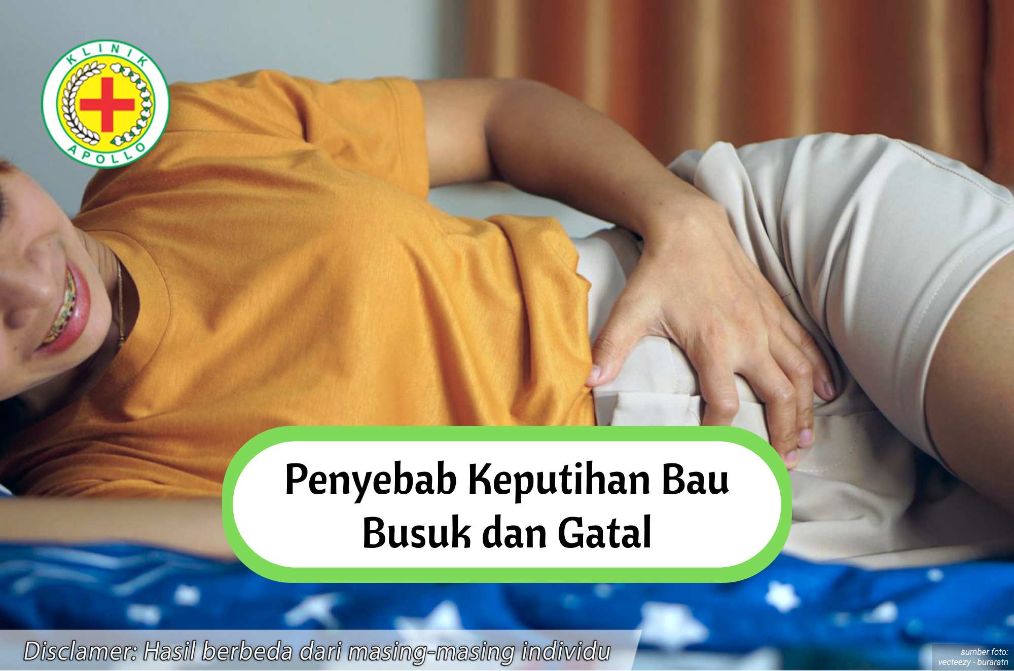 Ilustrasi Penyebab Keputihan Bau Busuk dan Gatal.