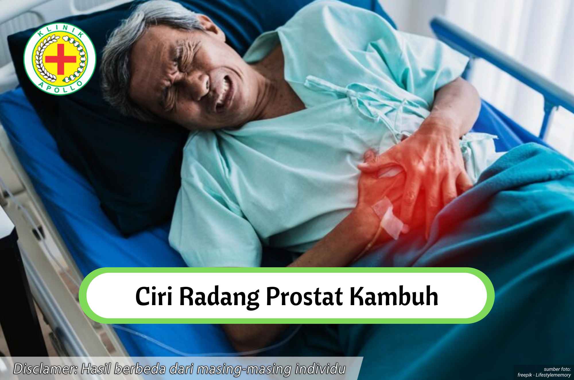 Ilustrasi Ciri Radang Prostat Kambuh.