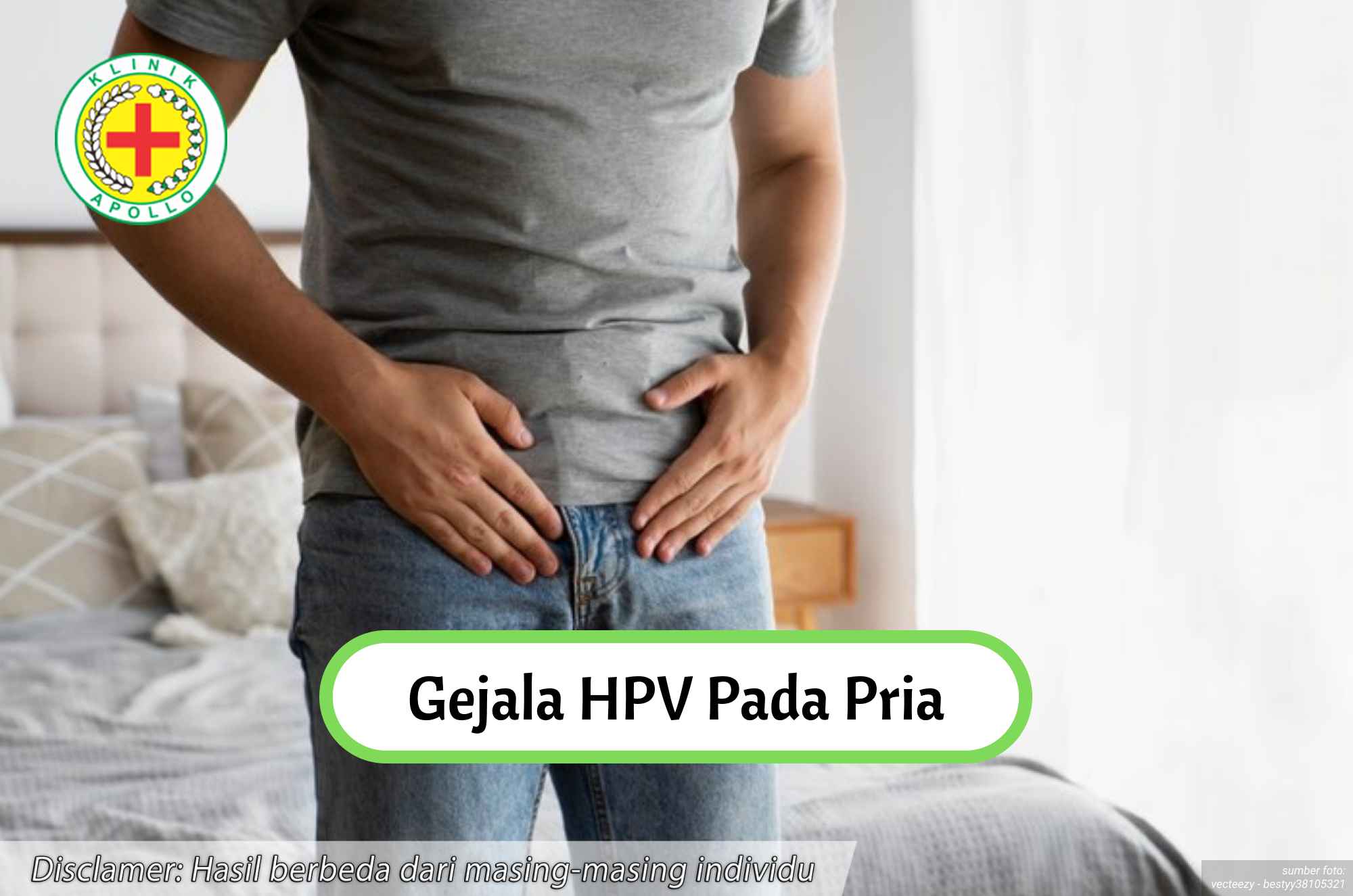 Ilustrasi Gejala HPV pada Pria.