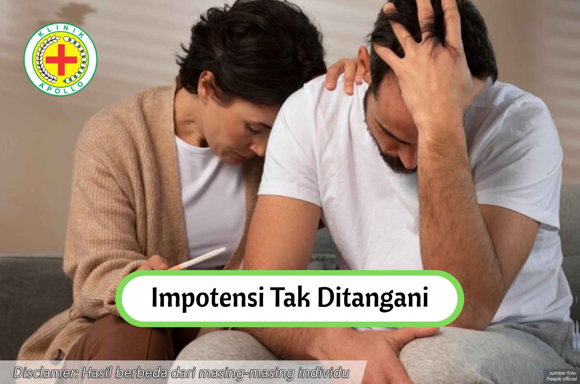 Ilustrasi Impotensi Tak Ditangani.