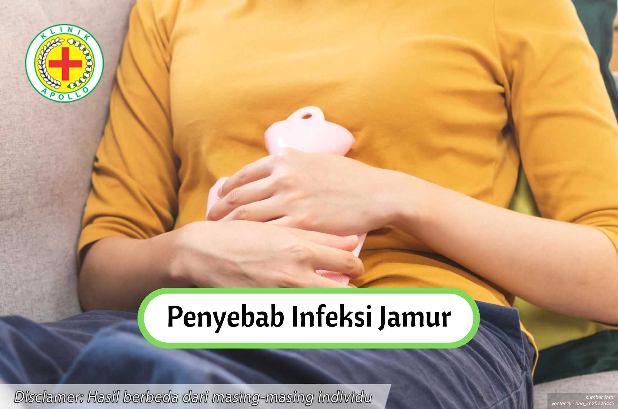 Ilustrasi Penyebab Infeksi Jamur.