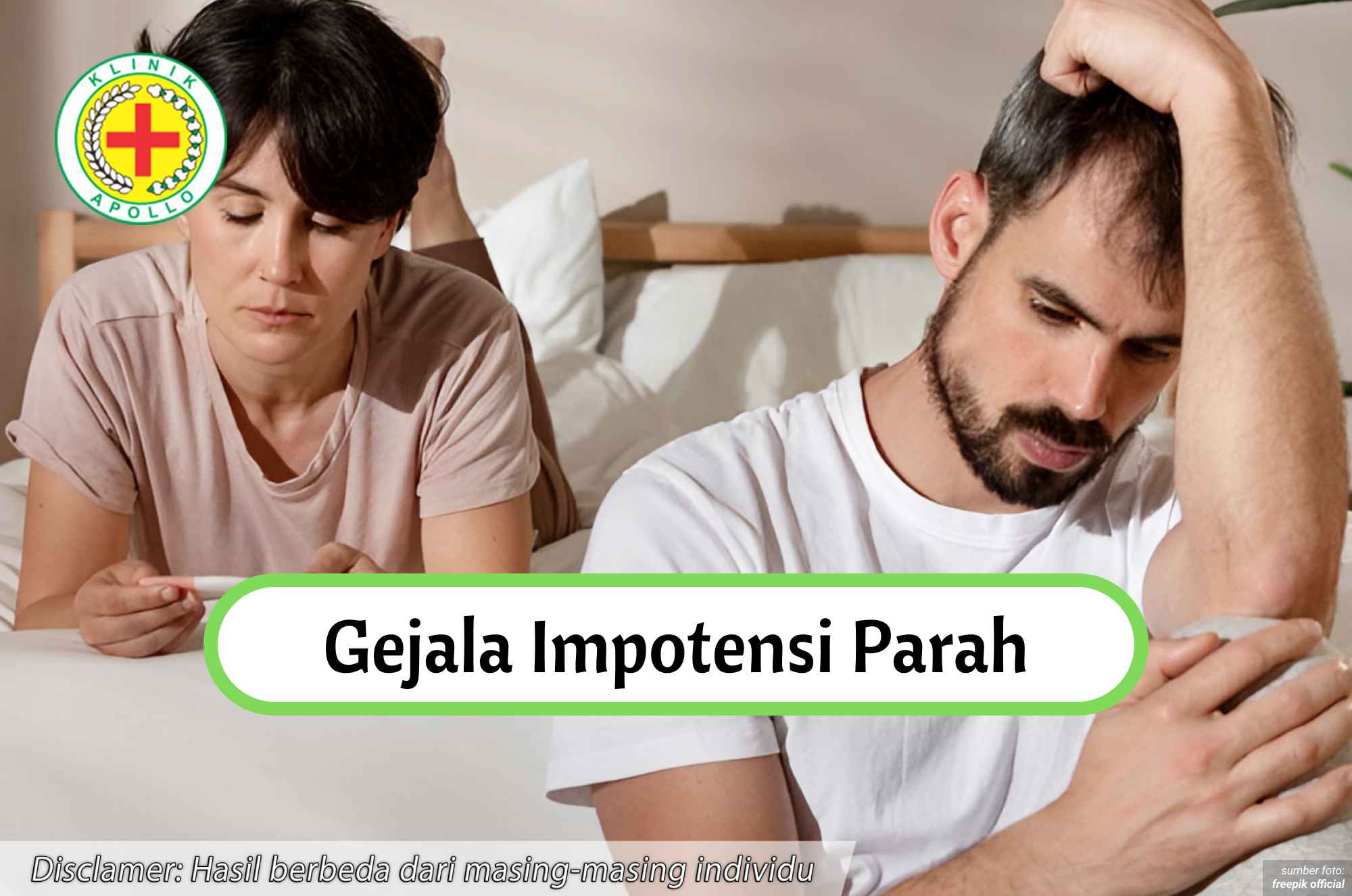 Ilustrasi Gejala Impotensi Parah.