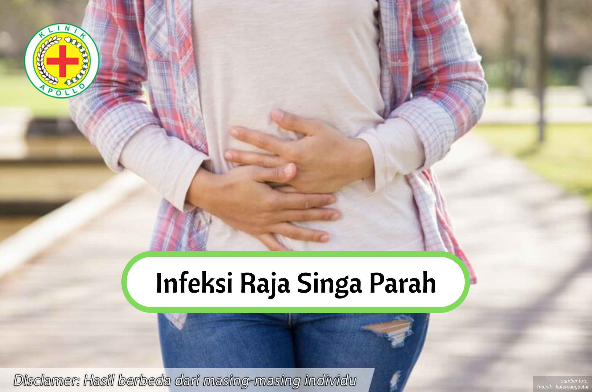 Ilustrasi Infeksi Raja Singa Parah.