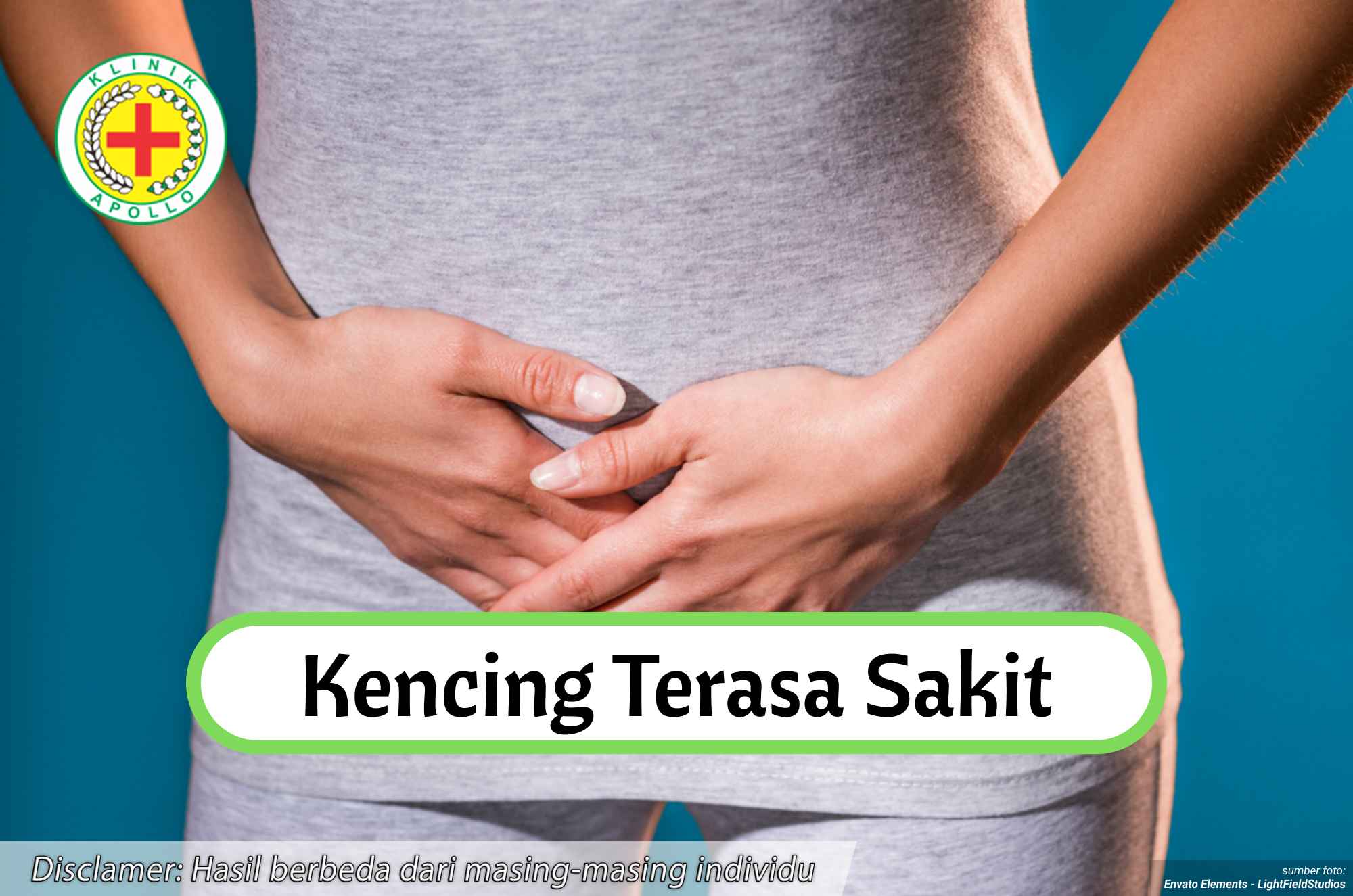 Ilustrasi Kencing Terasa Sakit.