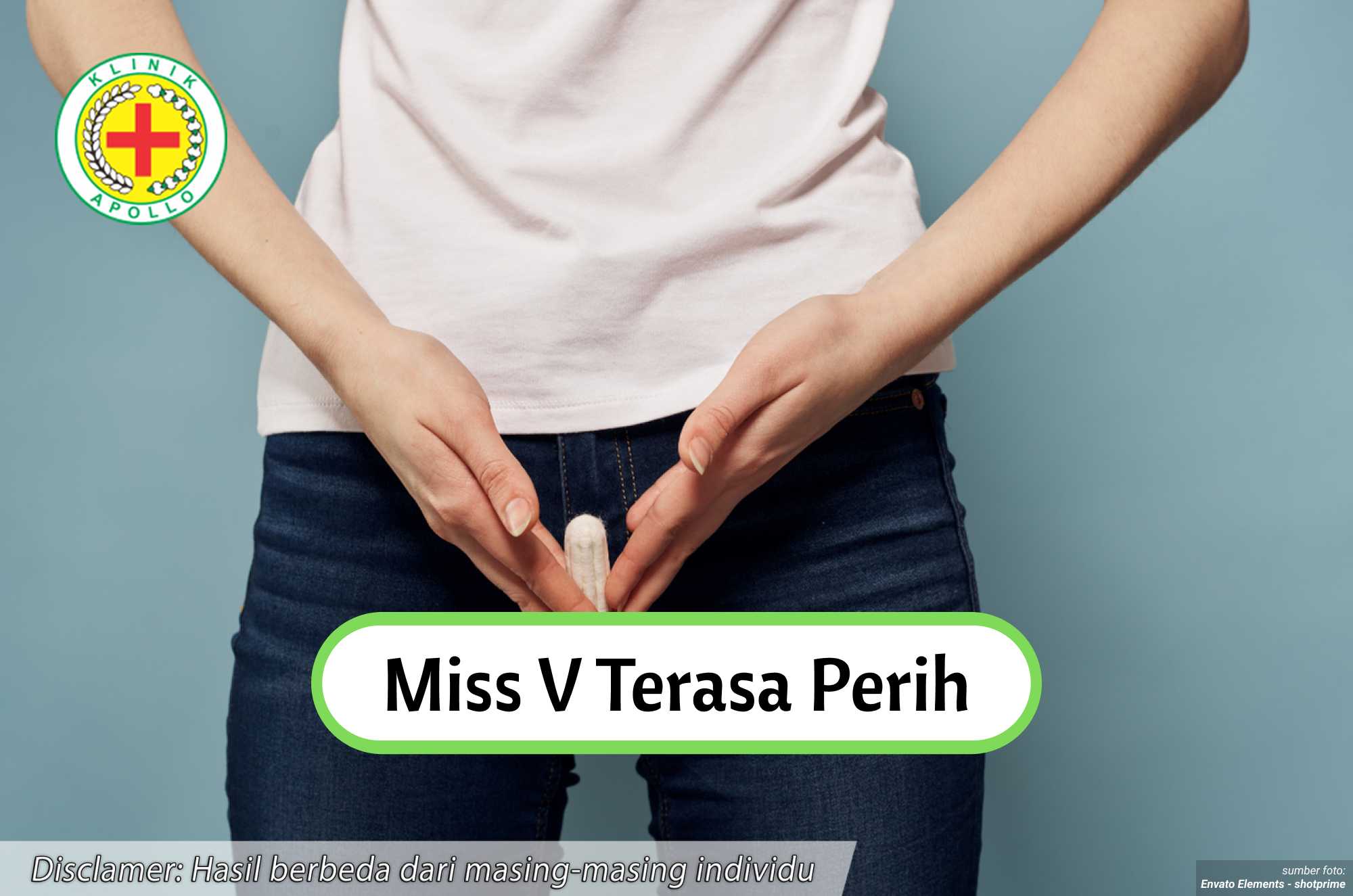 Ilustrasi Miss V Terasa Perih.