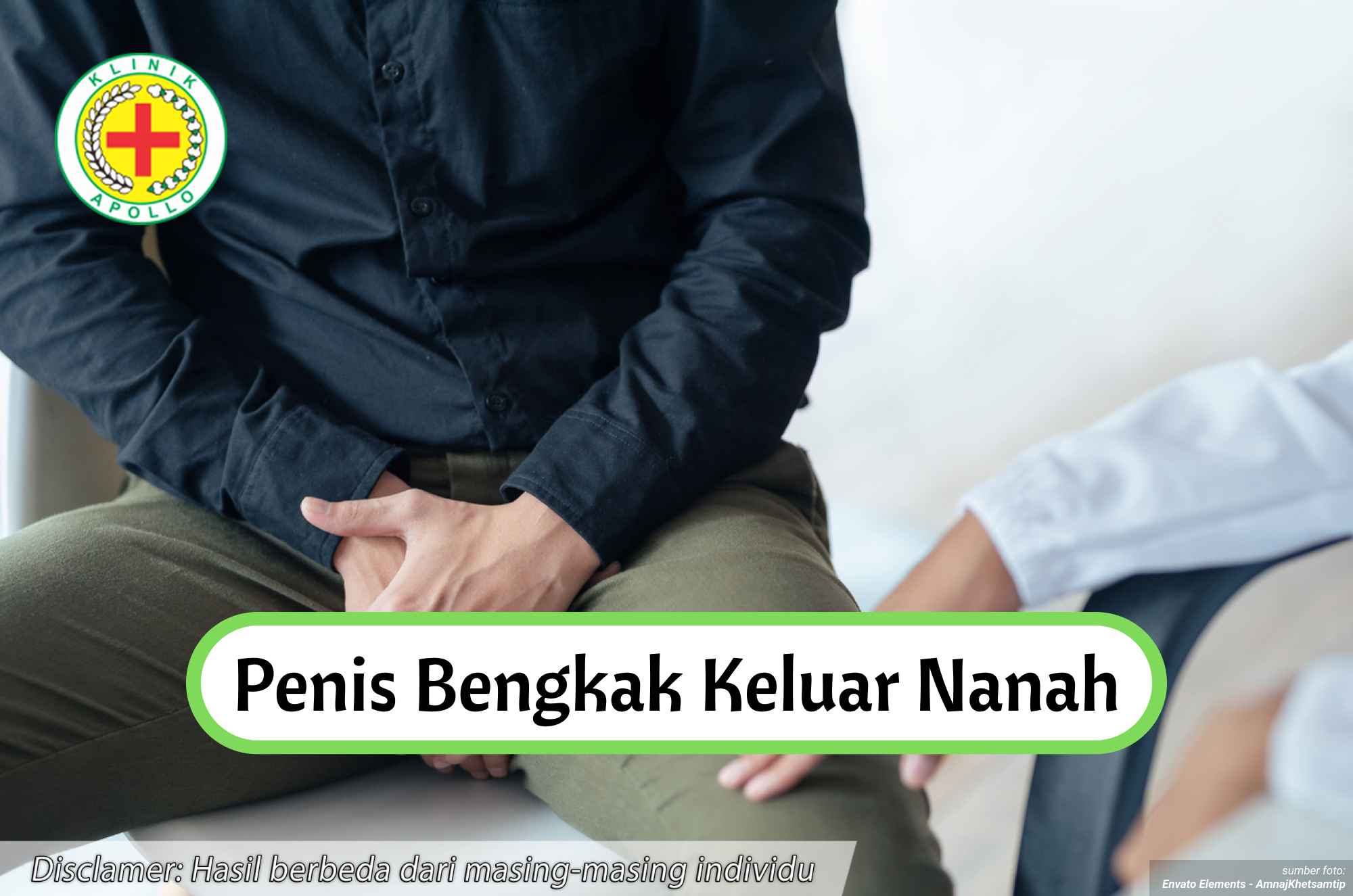 Ilustrasi Penis Bengkak Keluar Nanah.