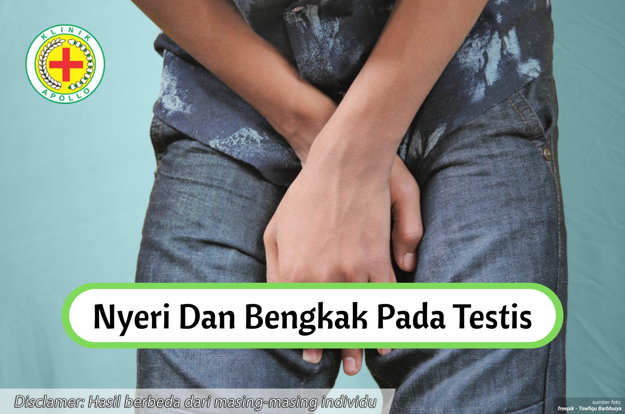 Ilustrasi Nyeri dan Bengkak pada Testis.