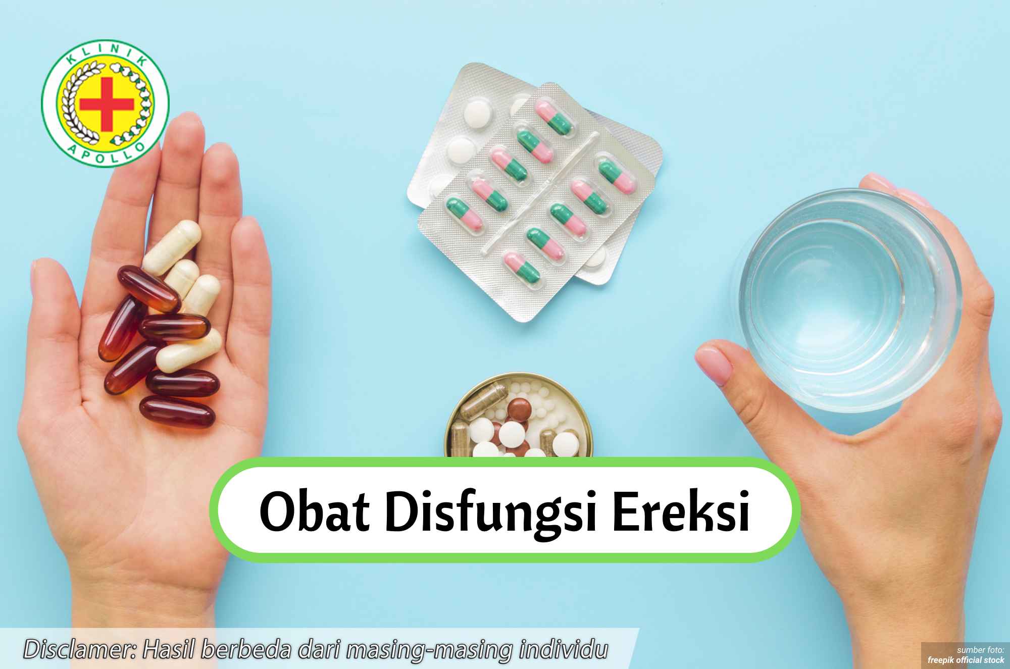 Ilustrasi Obat Disfungsi Ereksi.