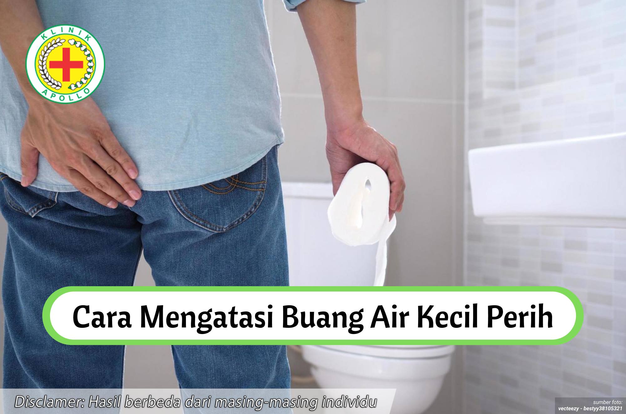 Ilustrasi Cara Mengatasi Buang Air Kecil Perih.