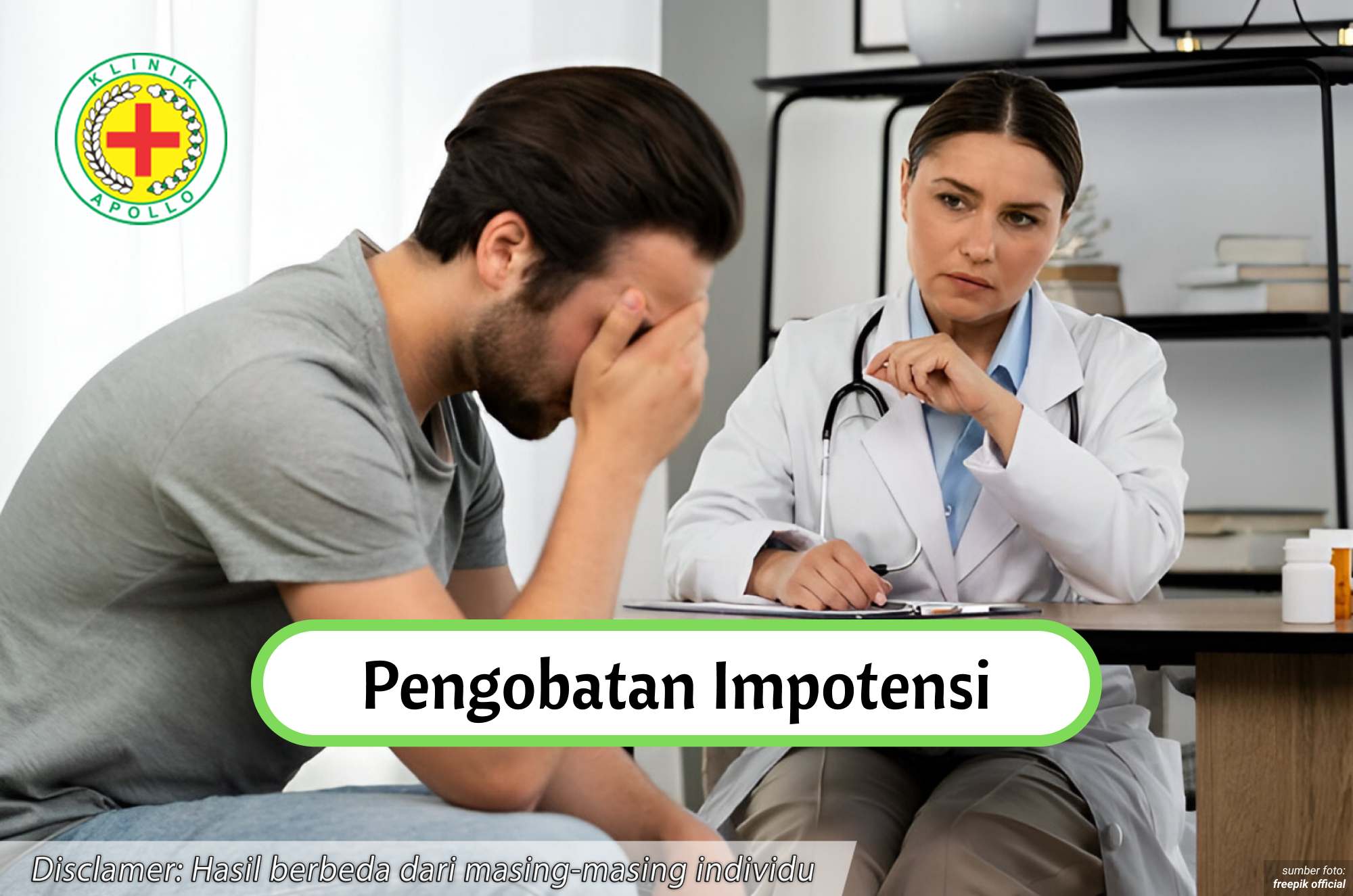 Ilustrasi Pengobatan Impotensi.