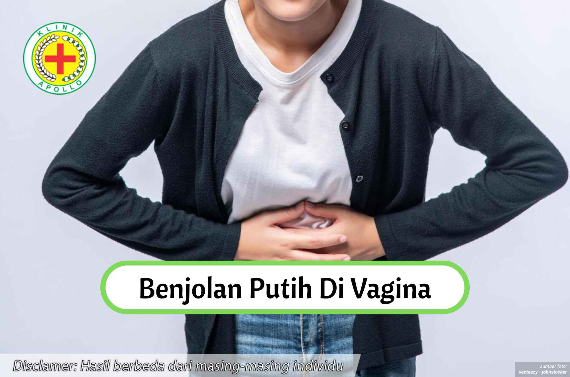 Ilustrasi Benjolan Putih di Vagina.