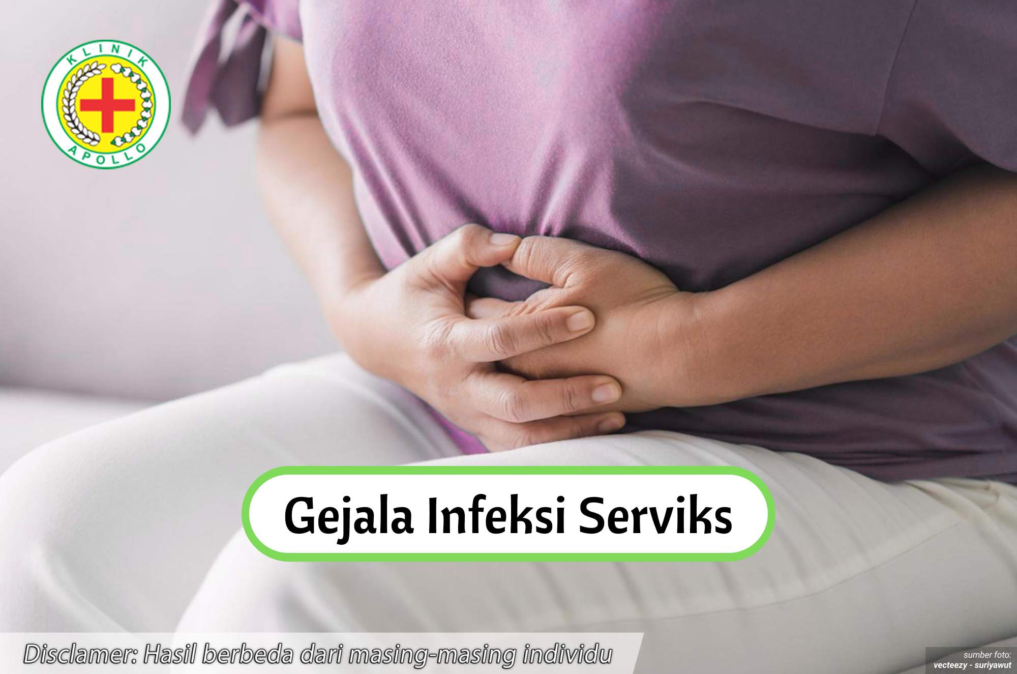 Ilustrasi Gejala Infeksi Serviks.