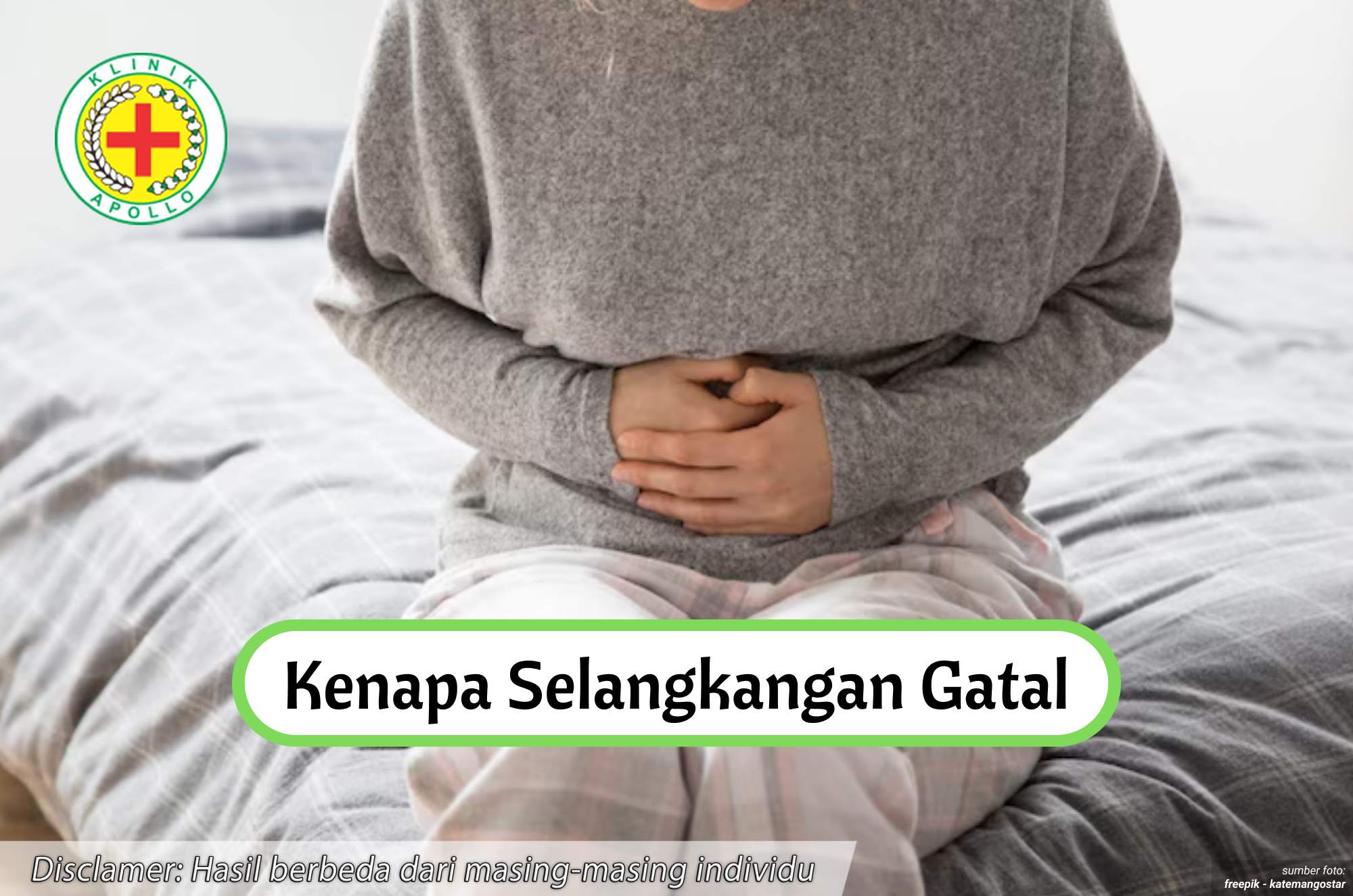 Ilustrasi Kenapa Selangkangan Gatal.
