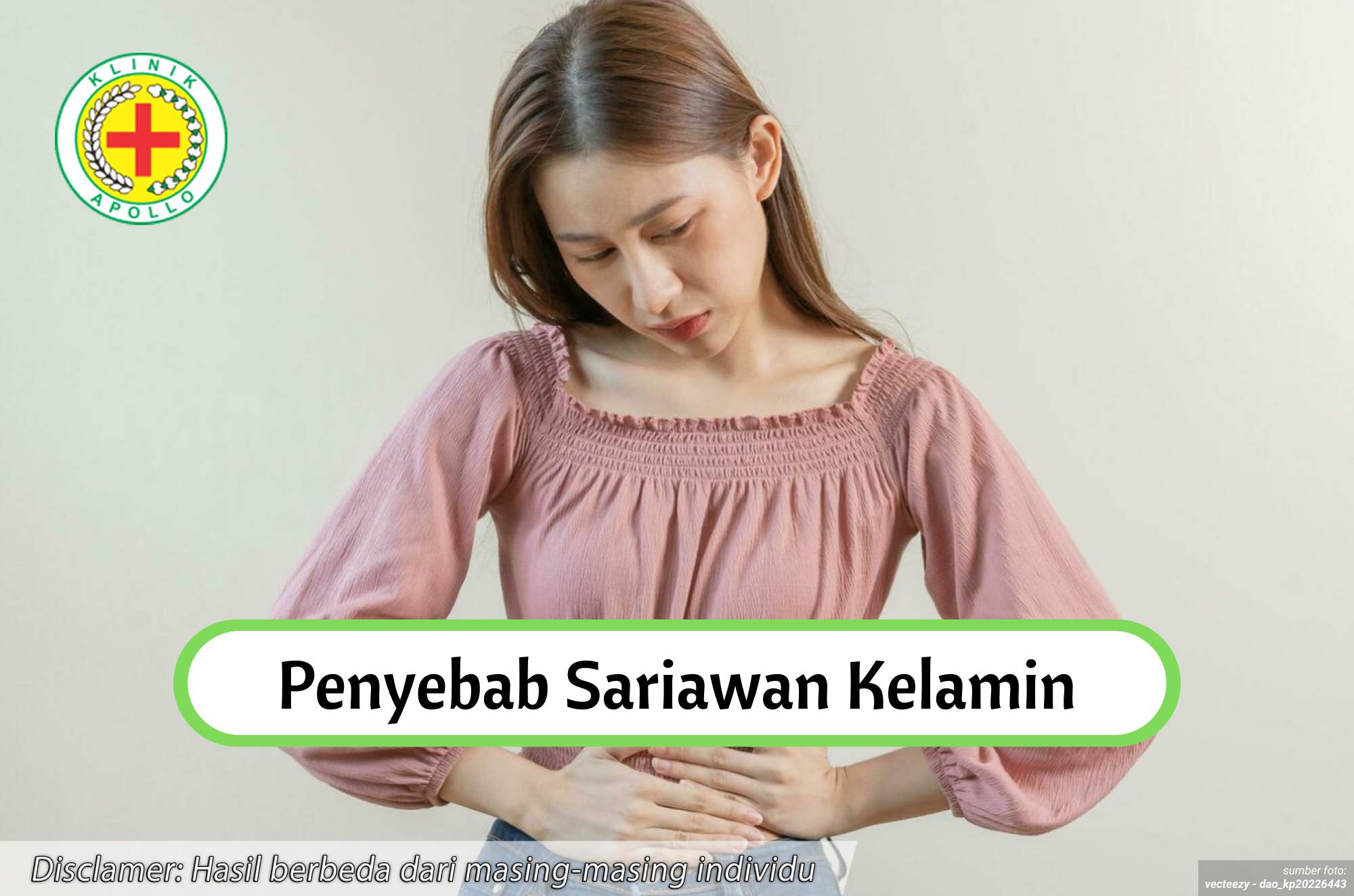 Ilustrasi Penyebab Sariawan Kelamin.