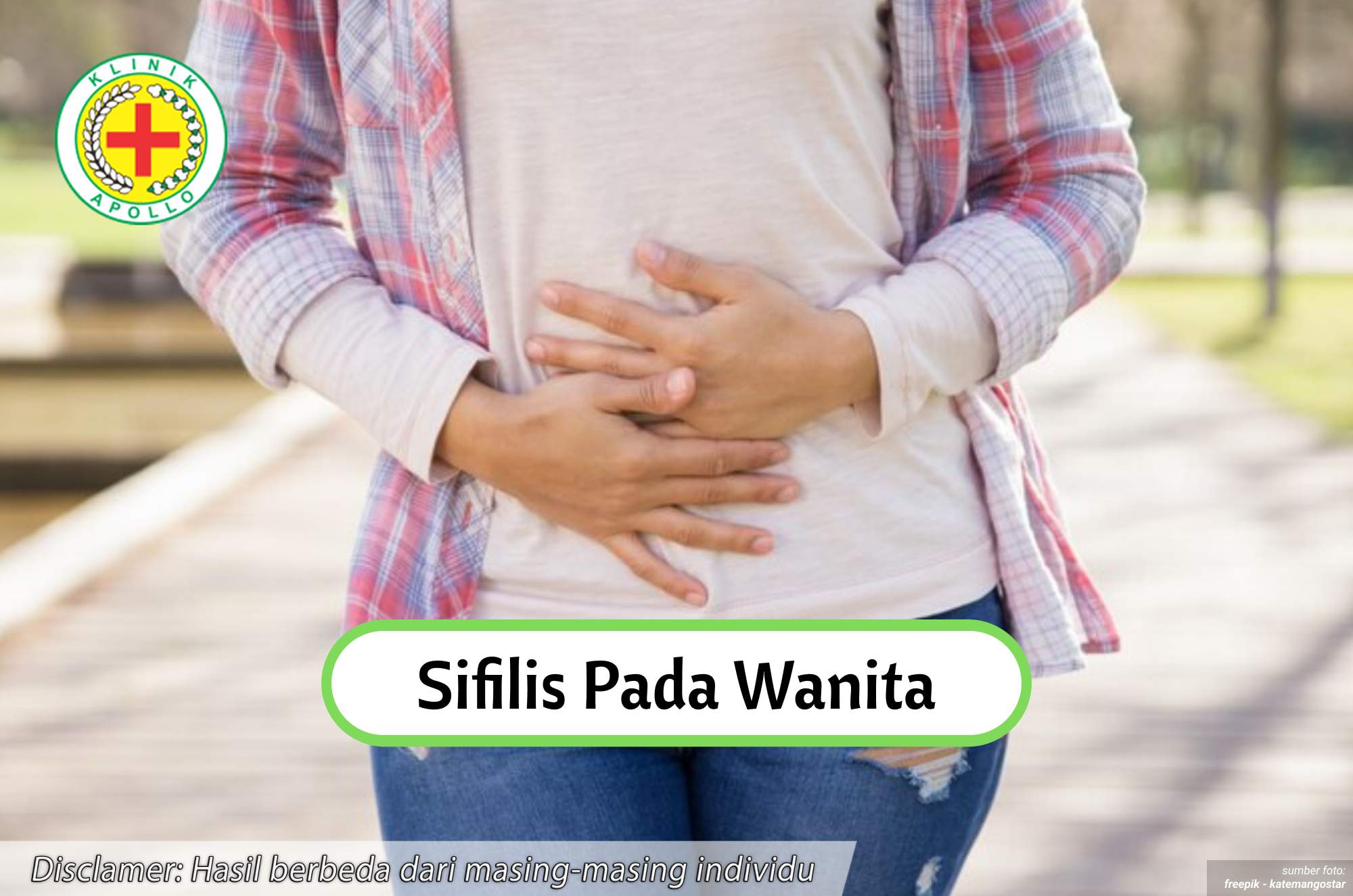 Ilustrasi Sifilis pada Wanita.