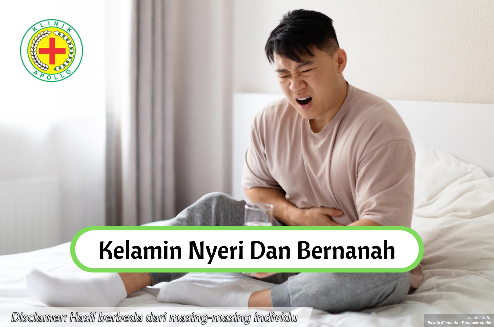Ilustrasi Kelamin Nyeri dan Bernanah.