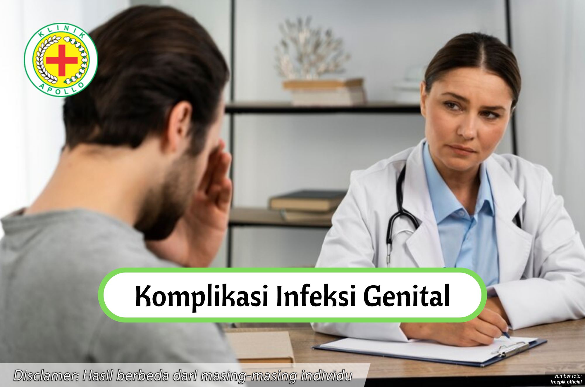 Ilustrasi Komplikasi Infeksi Genital.