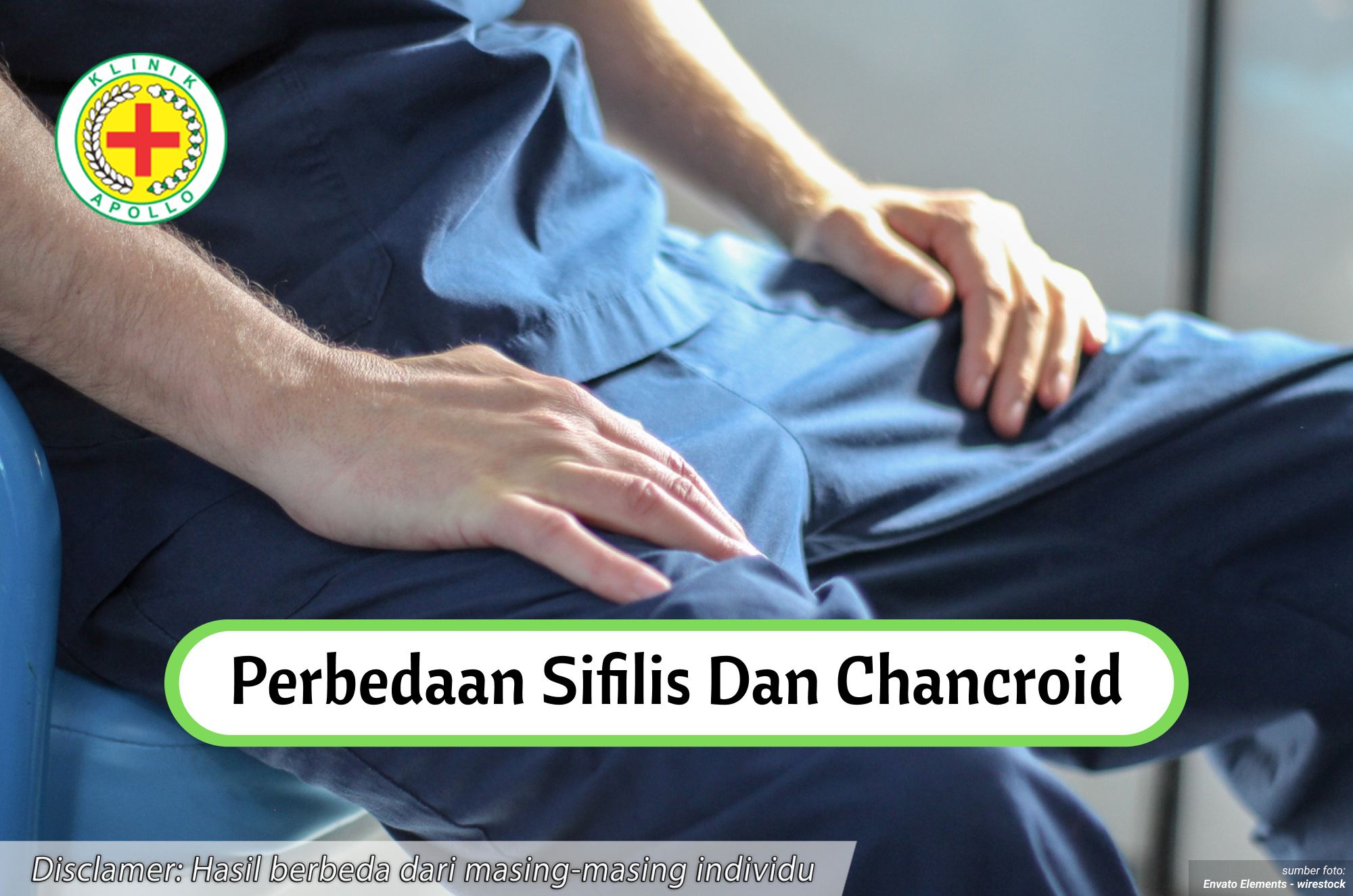 Ilustrasi Perbedaan Sifilis dan Chancroid.
