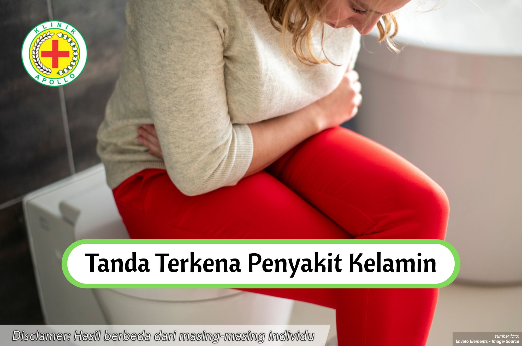 Ilustrasi Tanda Terkena Penyakit Kelamin.