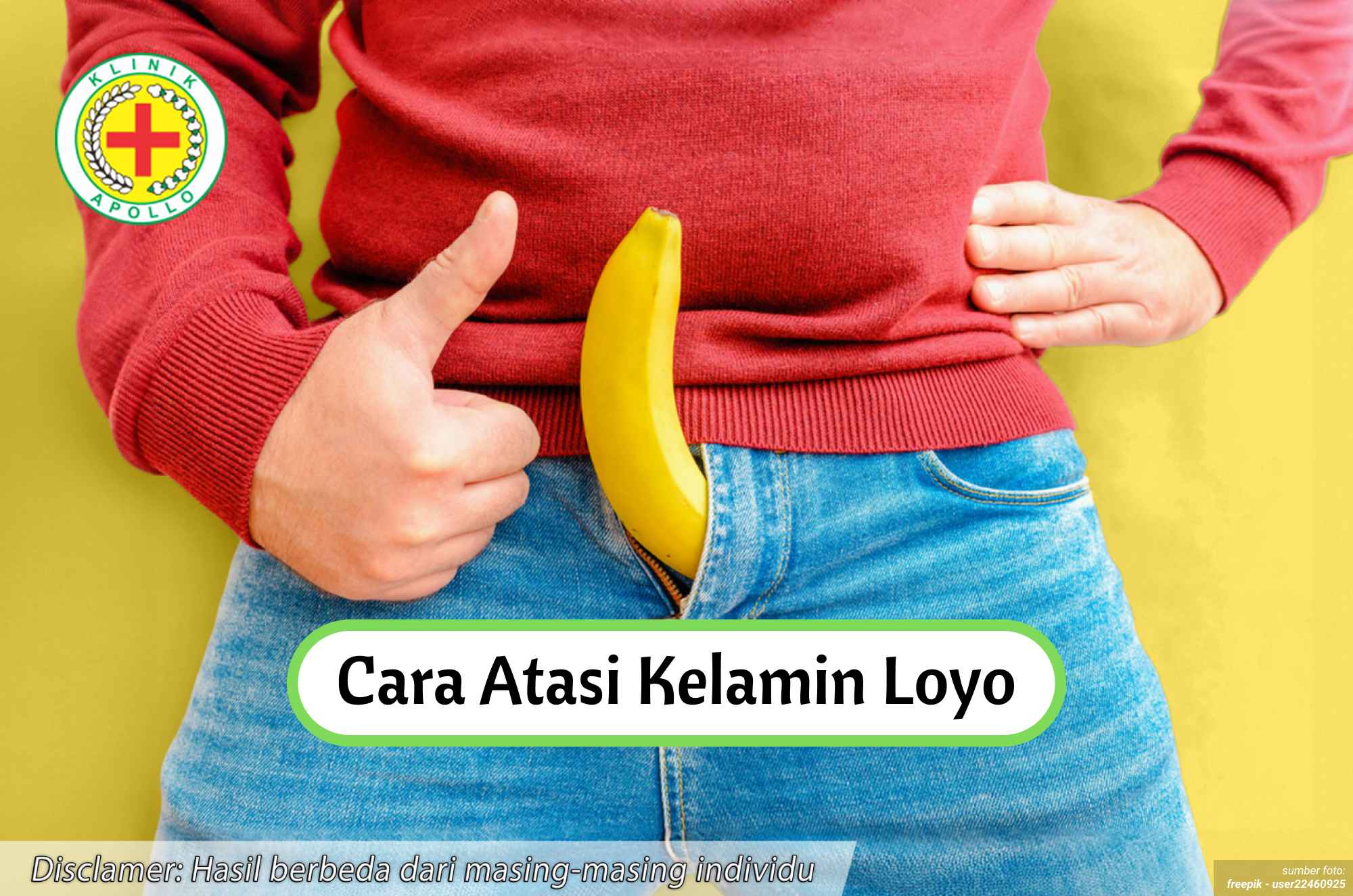 Ilustrasi Cara Atasi Kelamin Loyo.