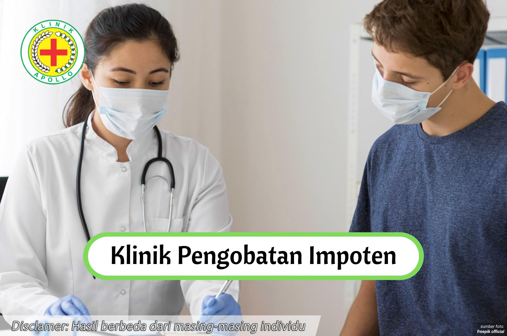 Ilustrasi Klinik Pengobatan Impoten.