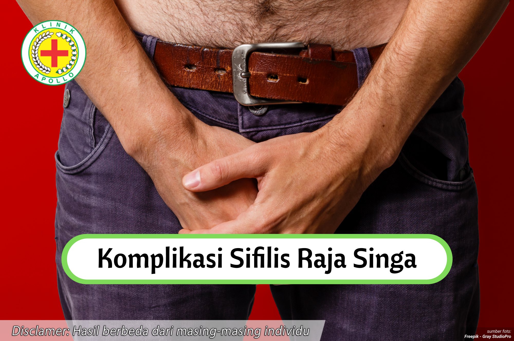 Ilustrasi Komplikasi Sifilis Raja Singa.