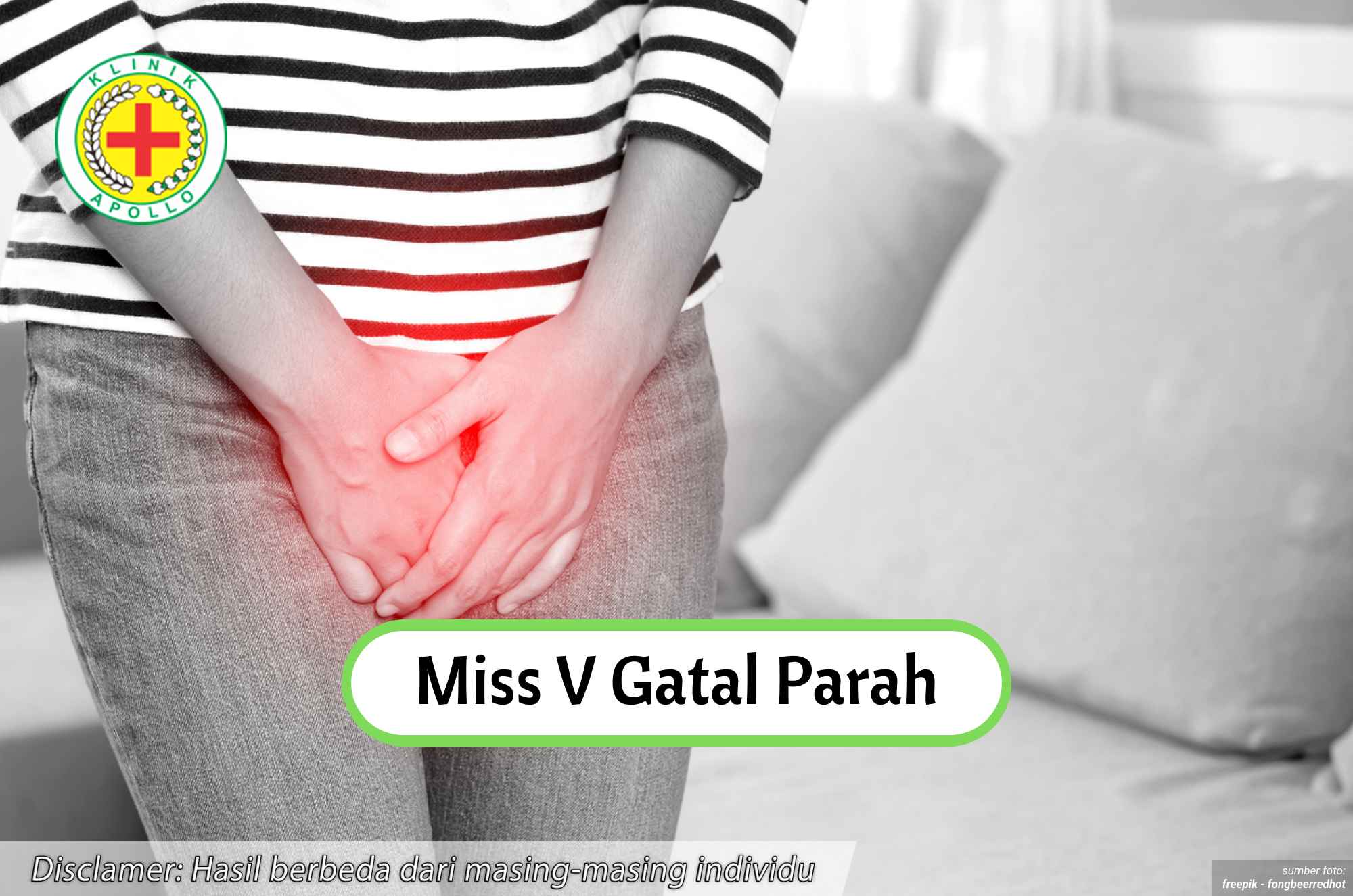 Ilustrasi Miss V Gatal Parah.