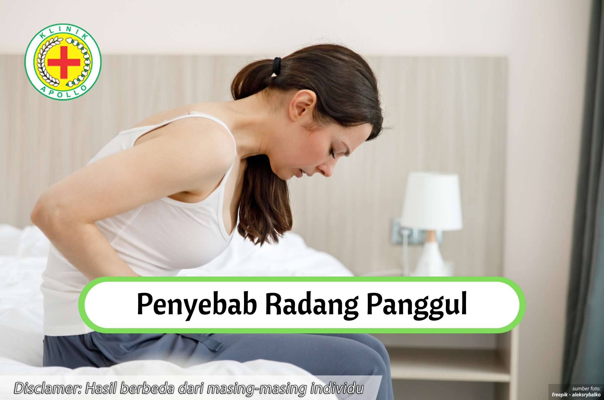 Ilustrasi Penyebab Radang Panggul.