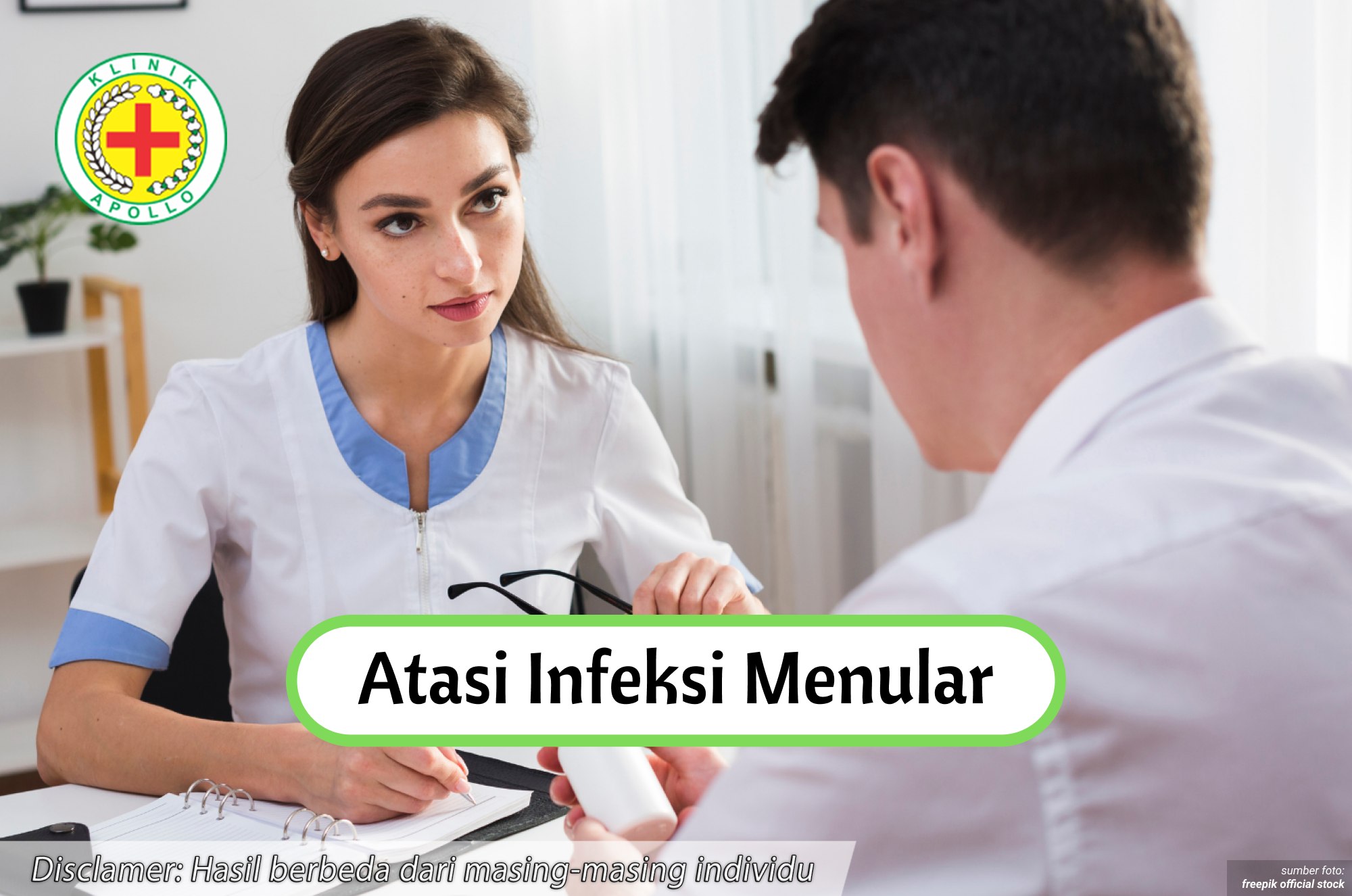 Ilustrasi Atasi Infeksi Menular.