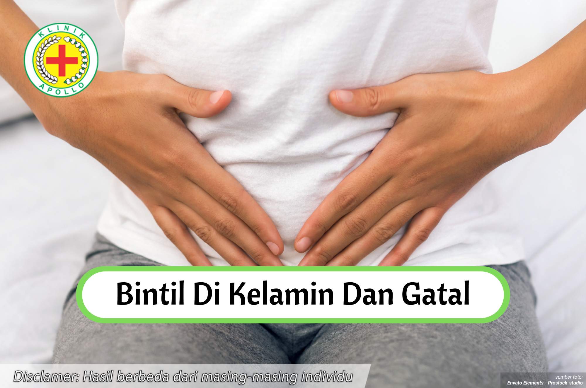 Ilustrasi Bintil di Kelamin dan Gatal.