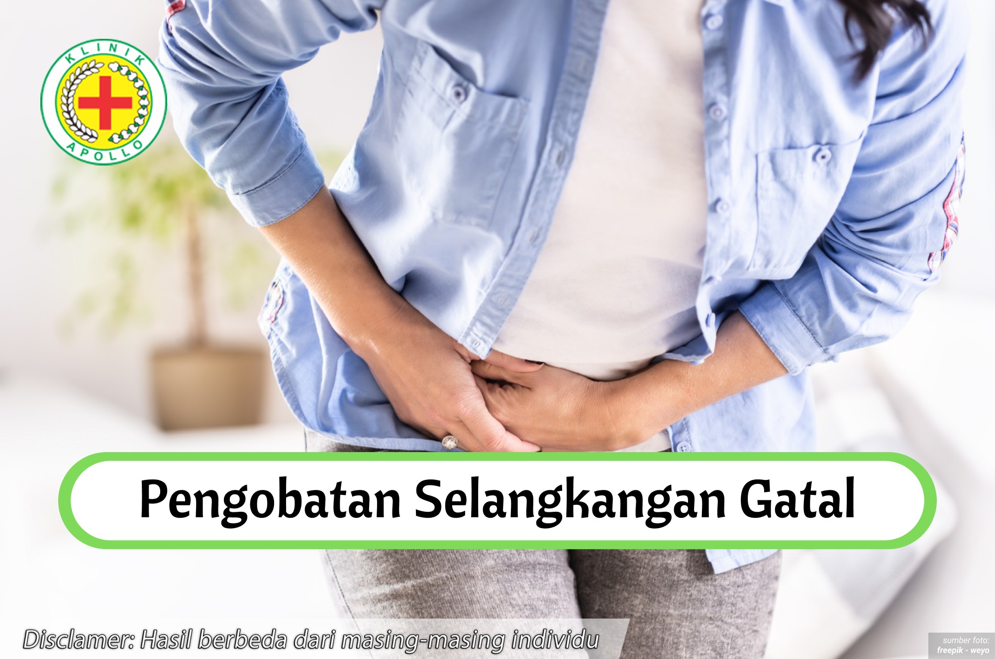 Ilustrasi Pengobatan Selangkangan Gatal.