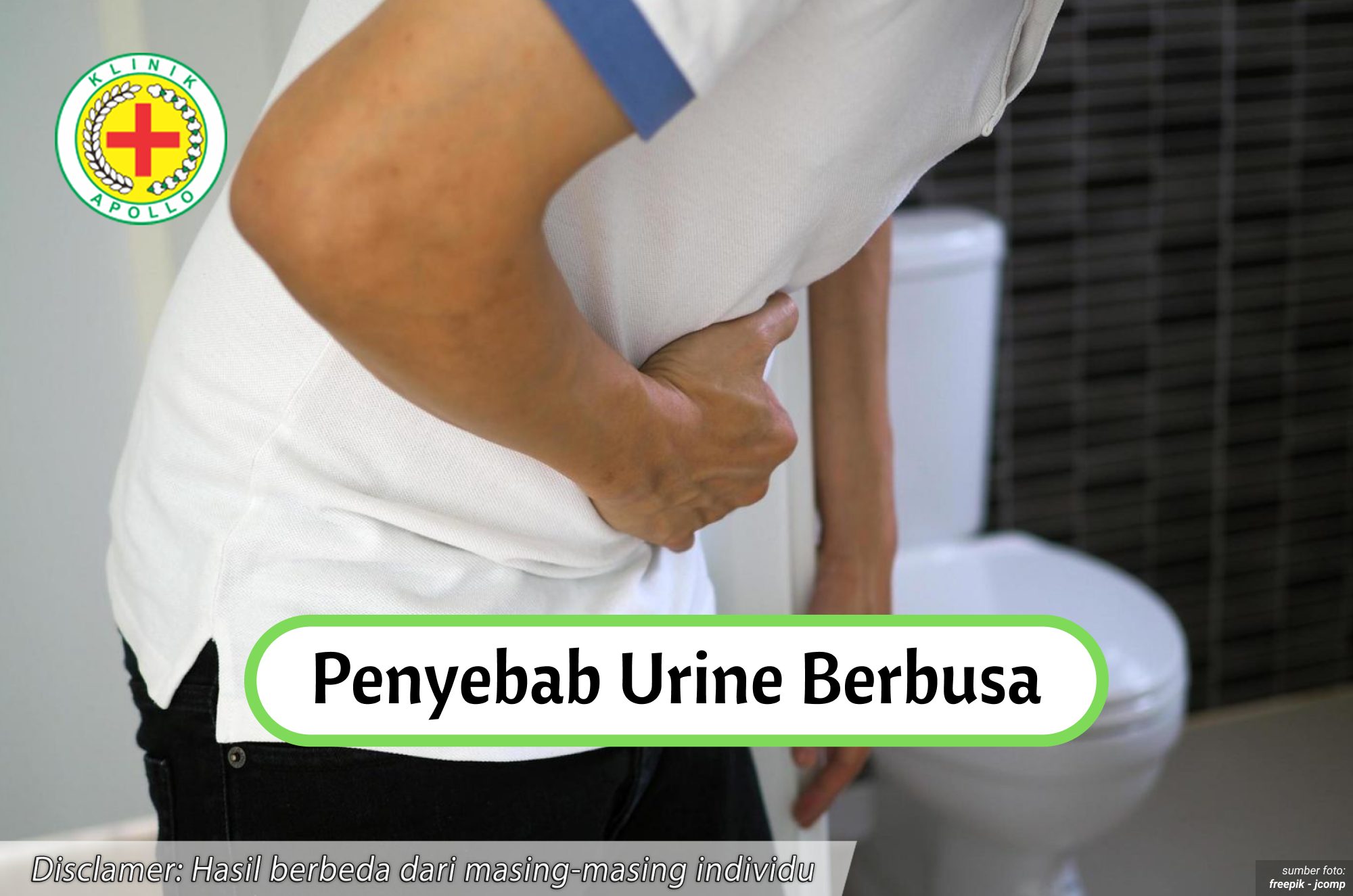 Ilustrasi Penyebab Urine Berbusa.