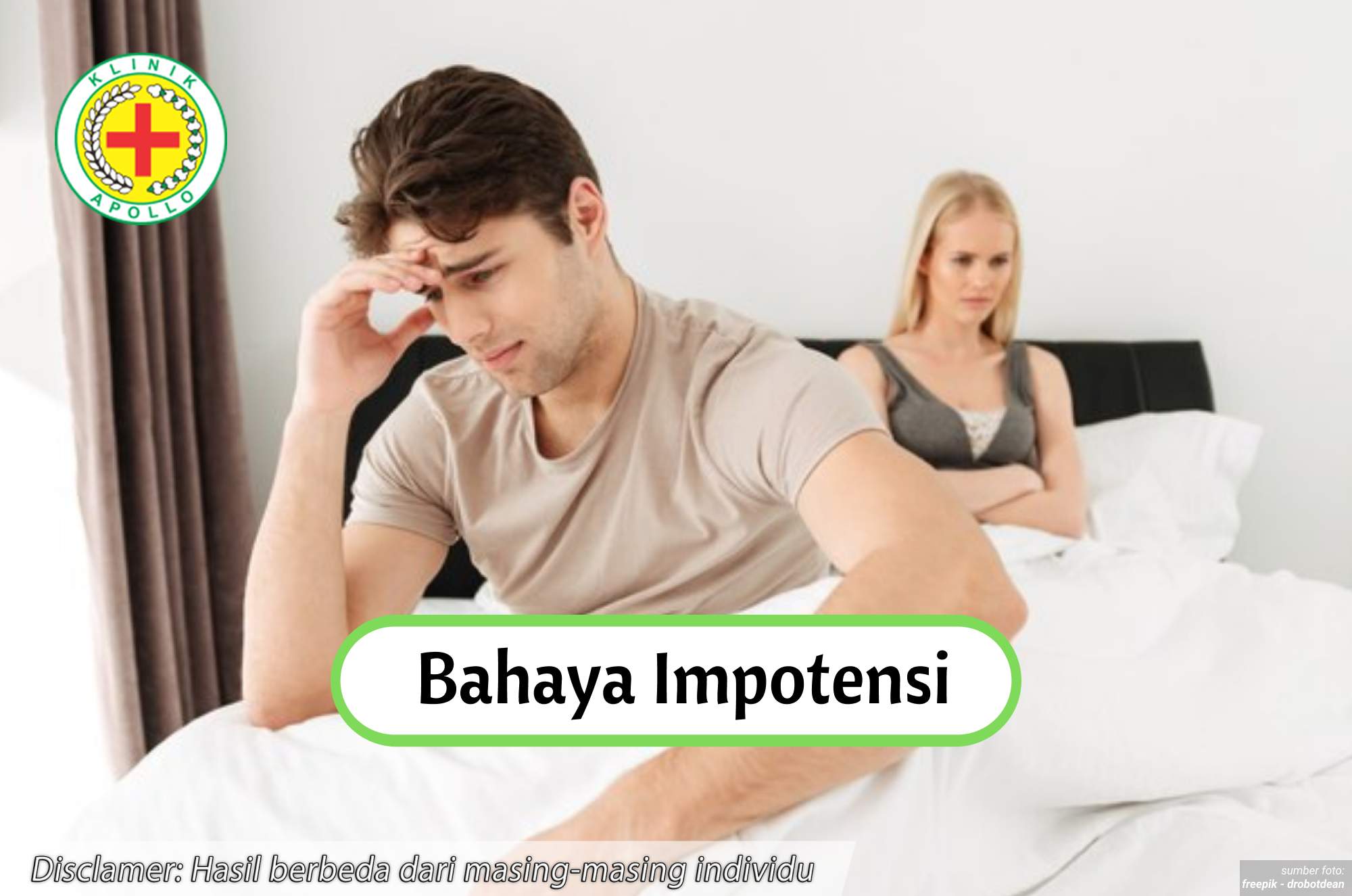 Ilustrasi Bahaya Impotensi.