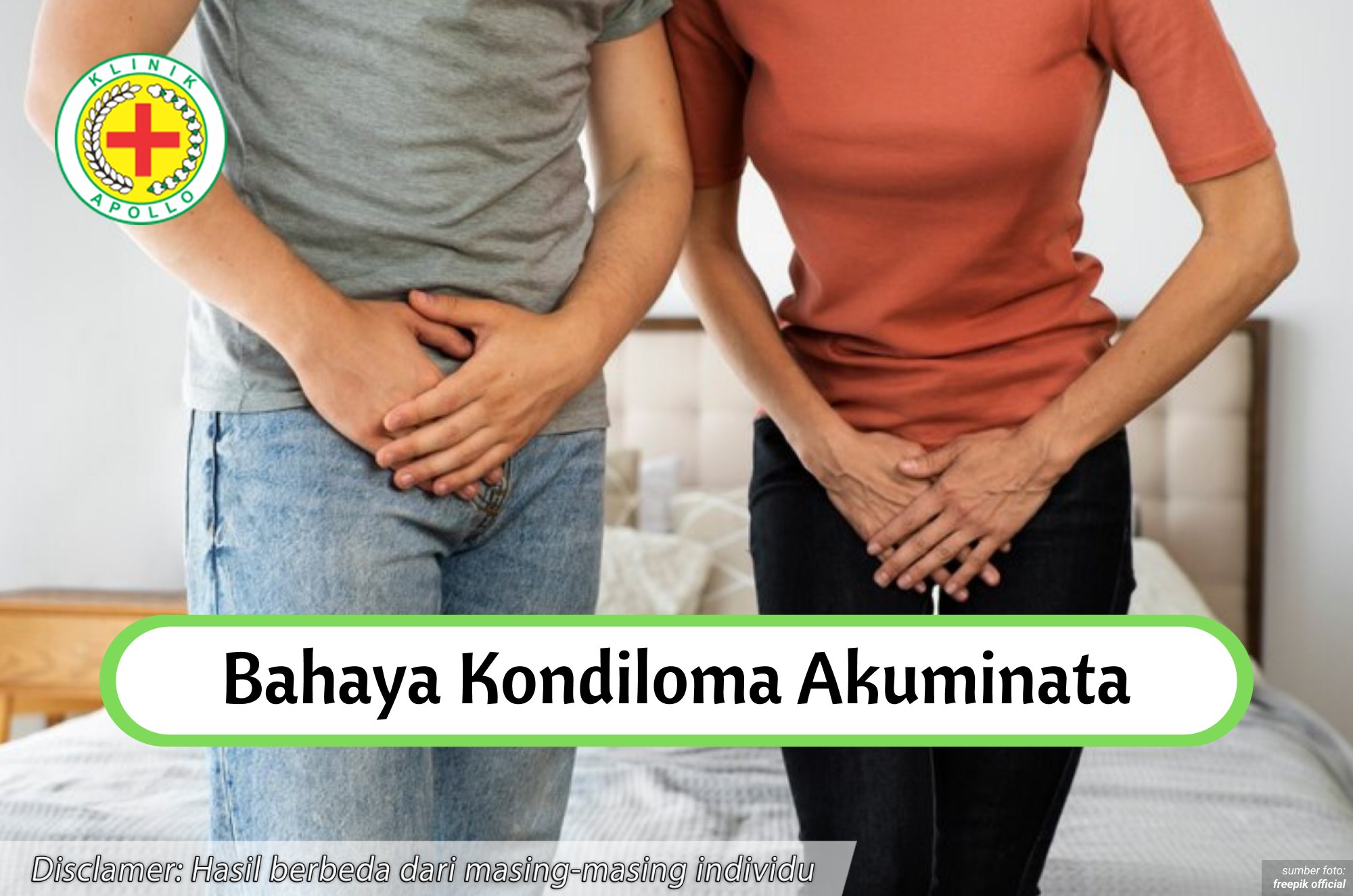 Ilustrasi Bahaya Kondiloma Akuminata.