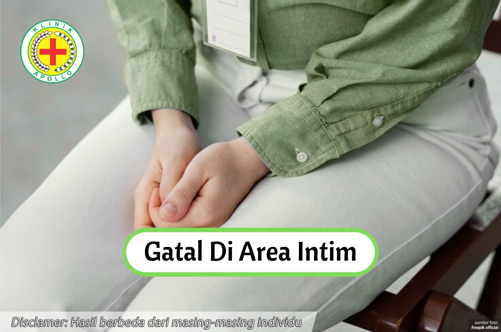 Ilustrasi Gatal di Area Intim.