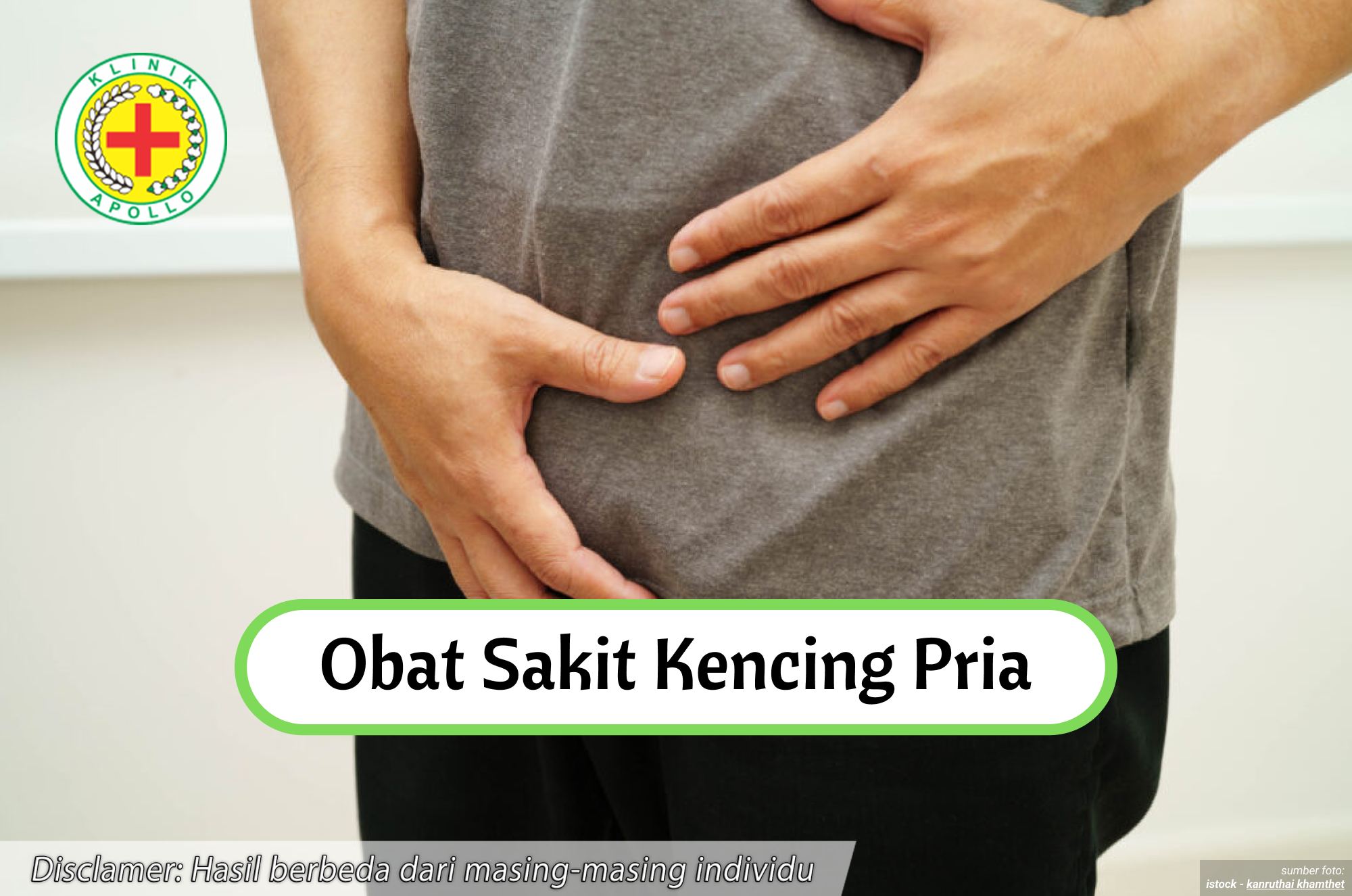 Ilustrasi Obat Sakit Kencing Pria.