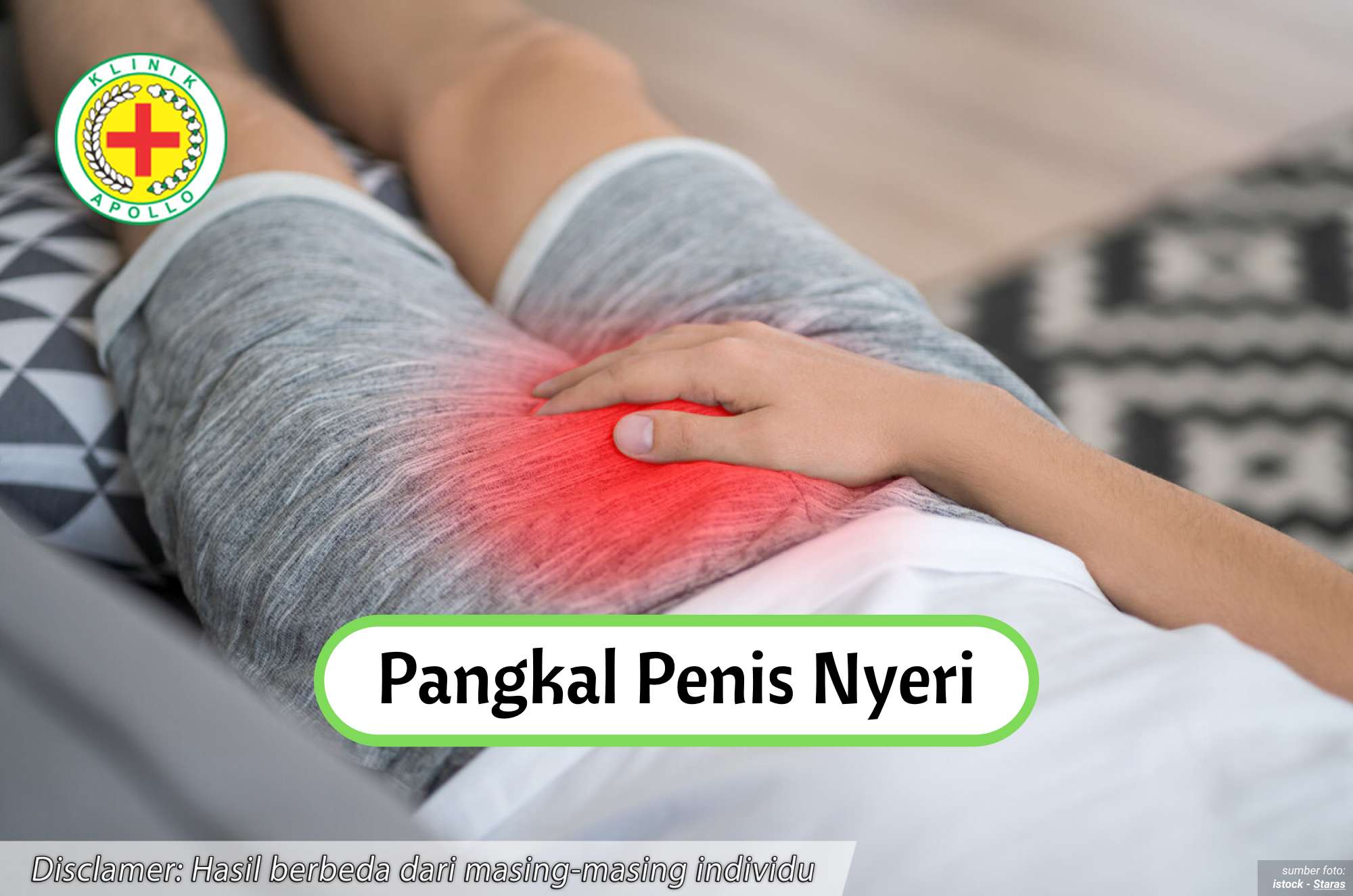 Ilustrasi Pangkal Penis Nyeri.