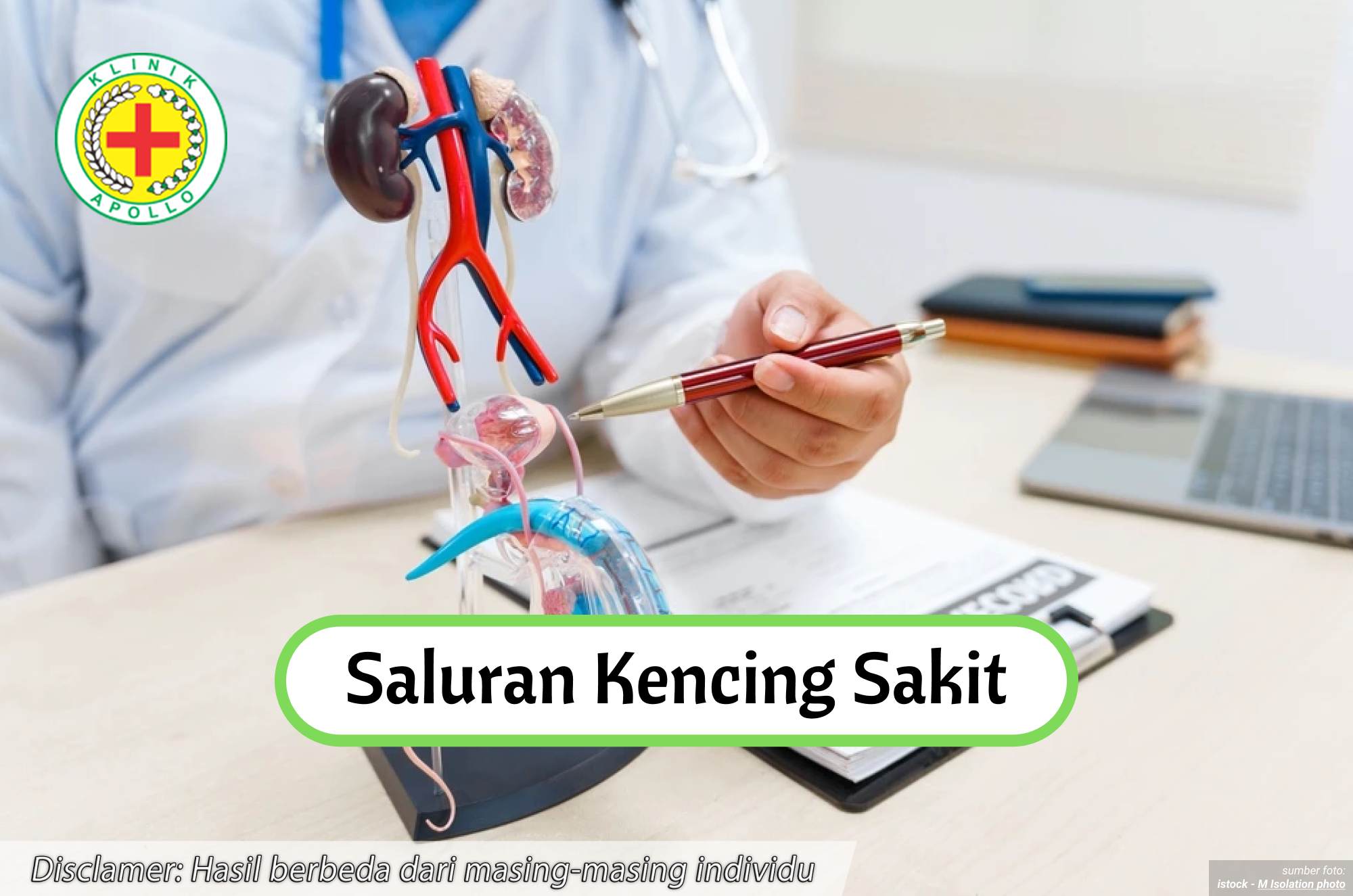 Ilustrasi Saluran Kencing Sakit.