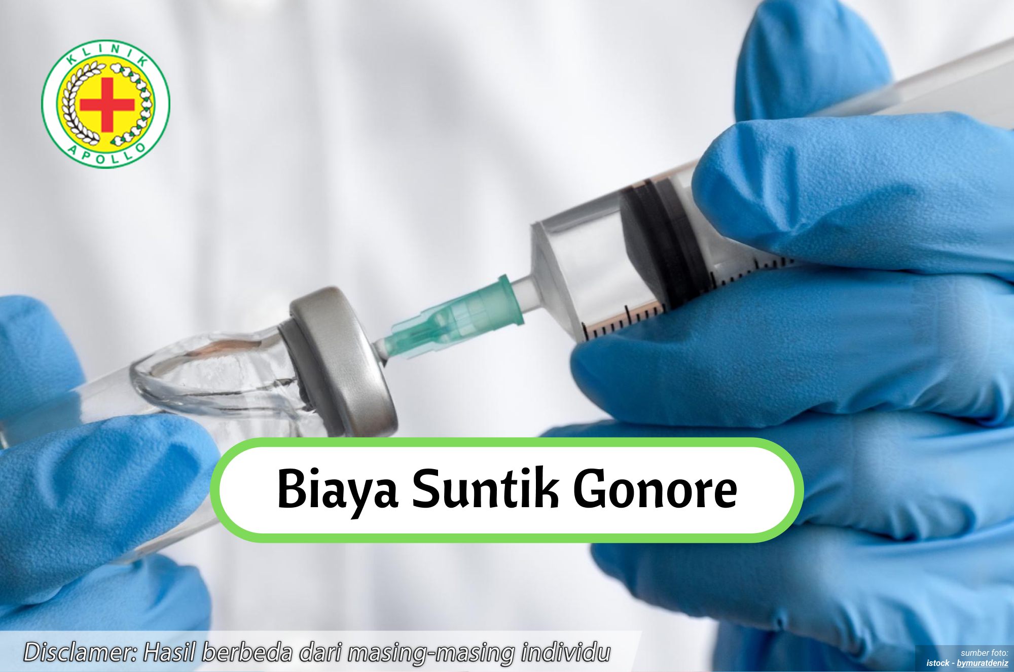 Ilustrasi Biaya Suntik Gonore.