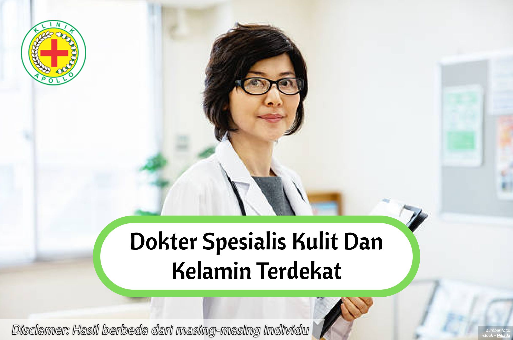 Ilustrasi Dokter Spesialis Kulit dan Kelamin.