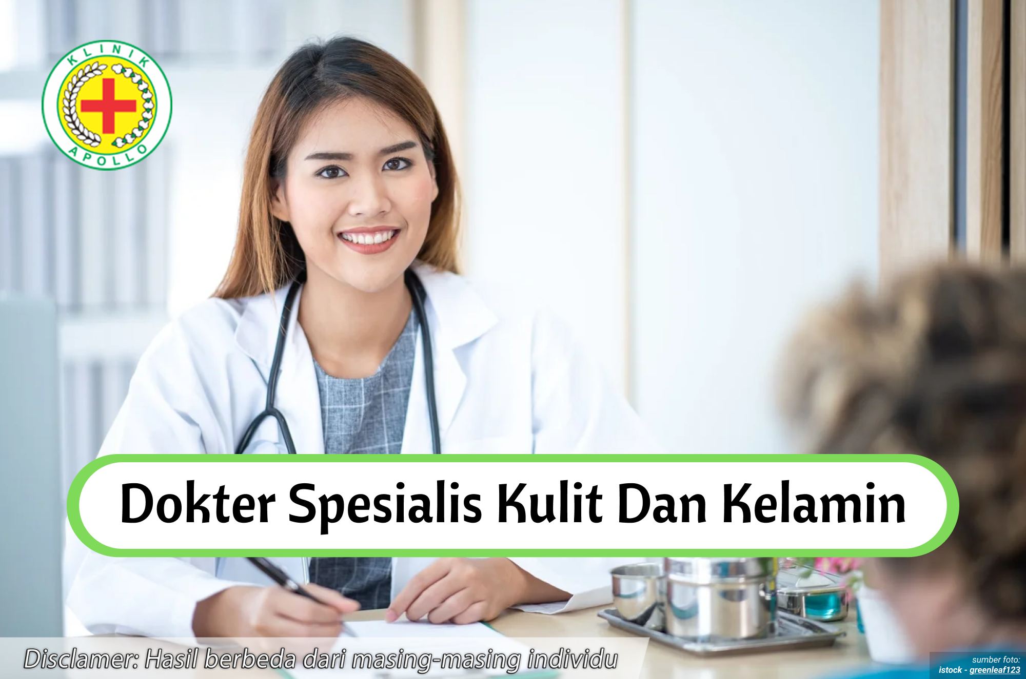 Ilustrasi Dokter Spesialis Kulit dan Kelamin.
